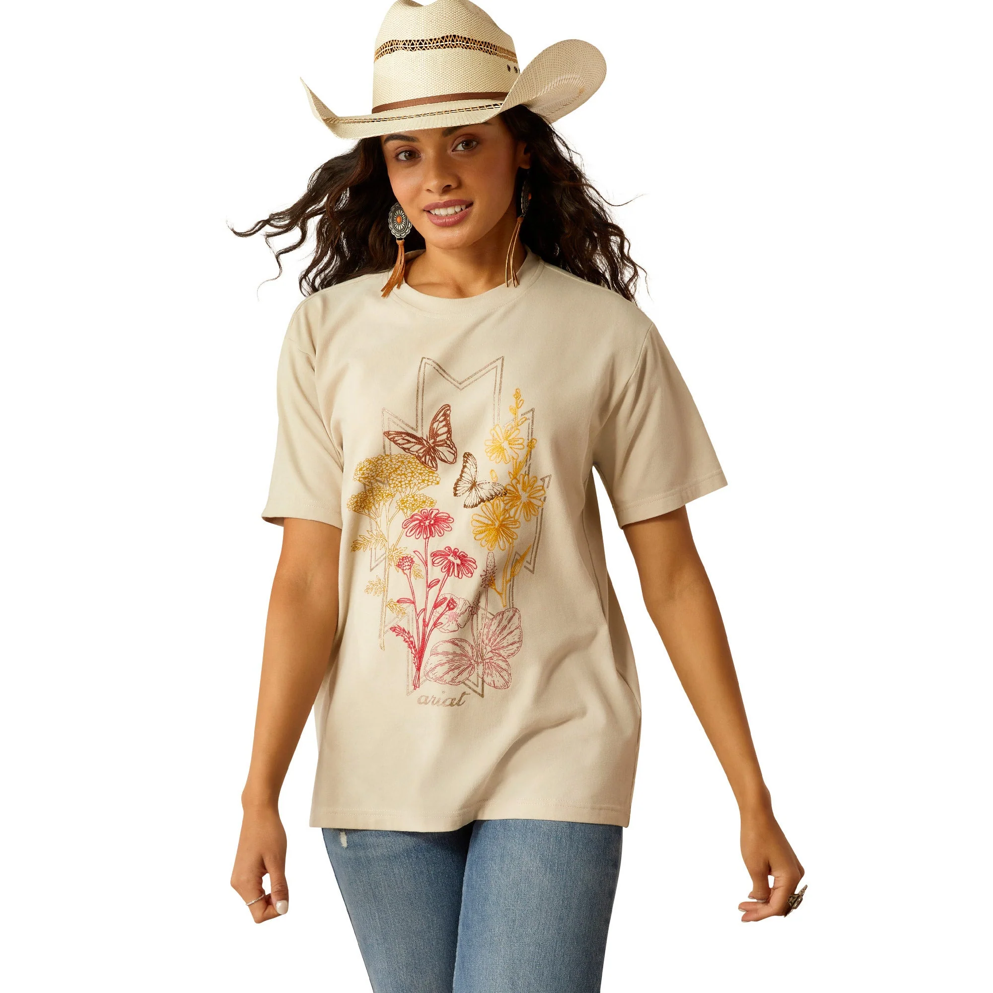 Ariat Women's Wild Botanical T-Shirt - Ancient Scroll