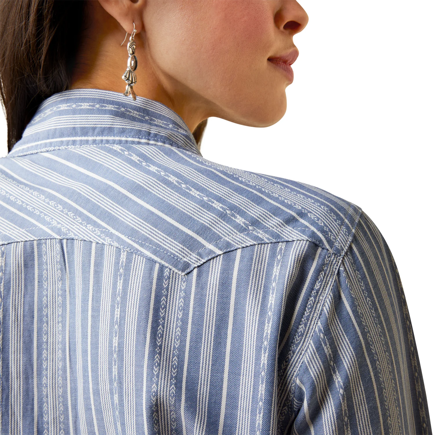 Ariat Women's Windward Shirt - Windward Dobby Stripe - Image 4