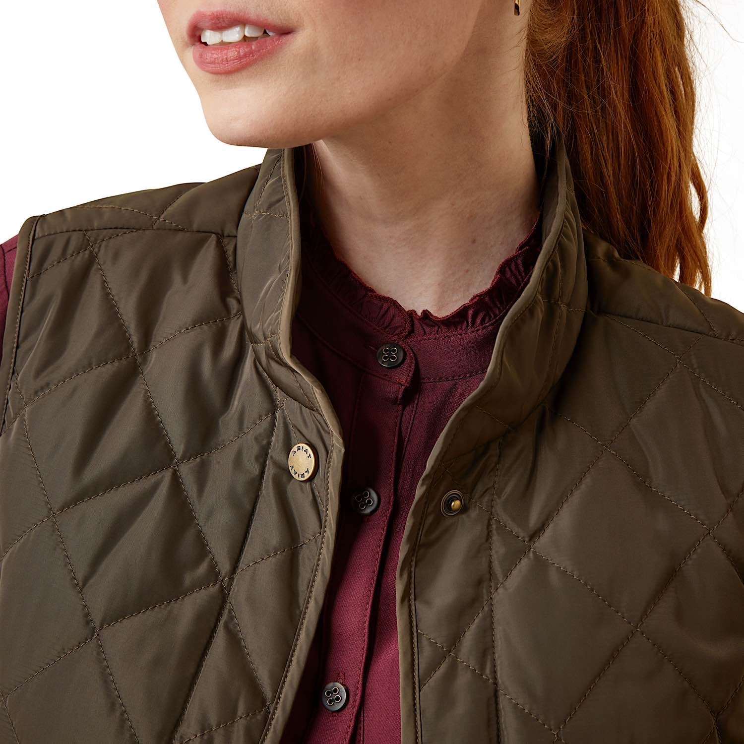Ariat Women's Woodside Vest - Earth - Image 3