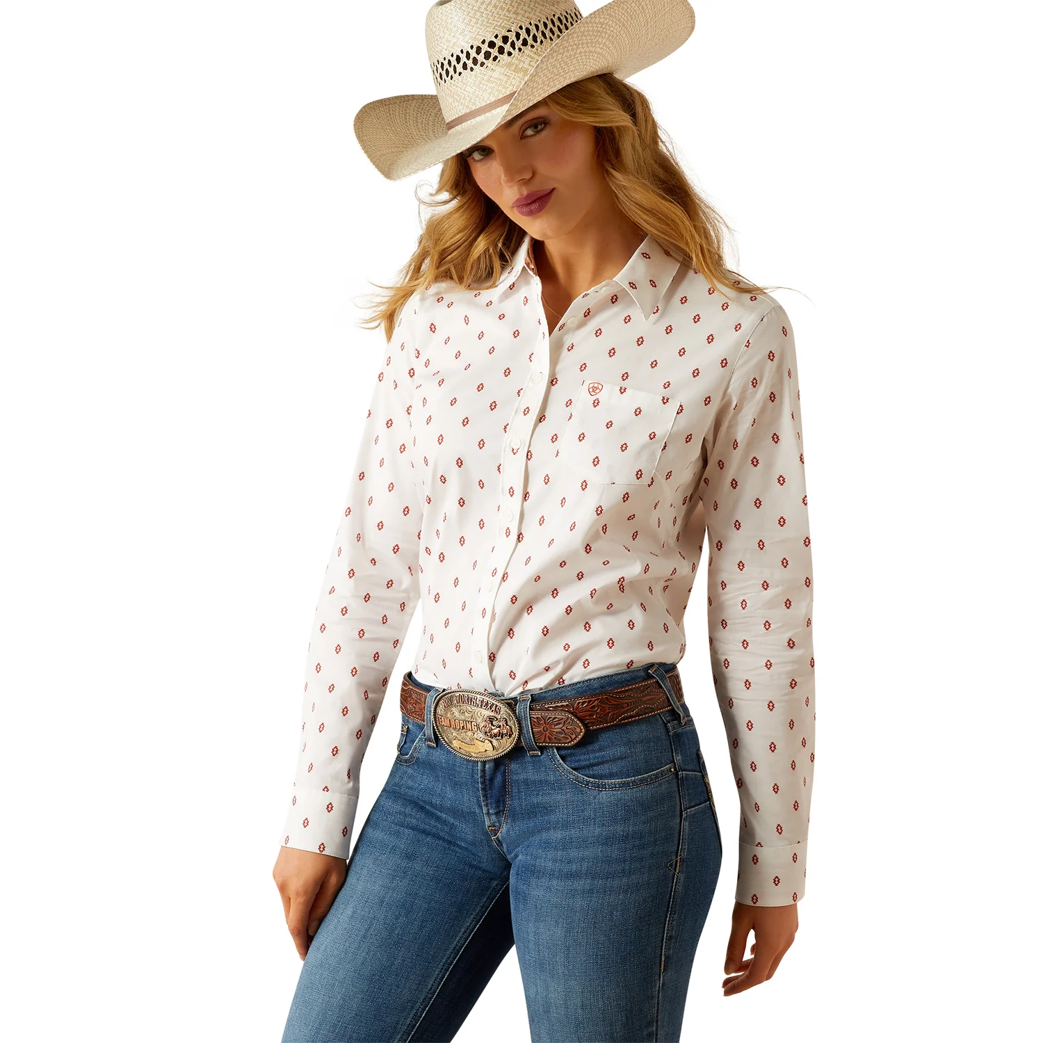 Ariat Women's Wrinkle Resistant Kirby Shirt - Kai Ditsy