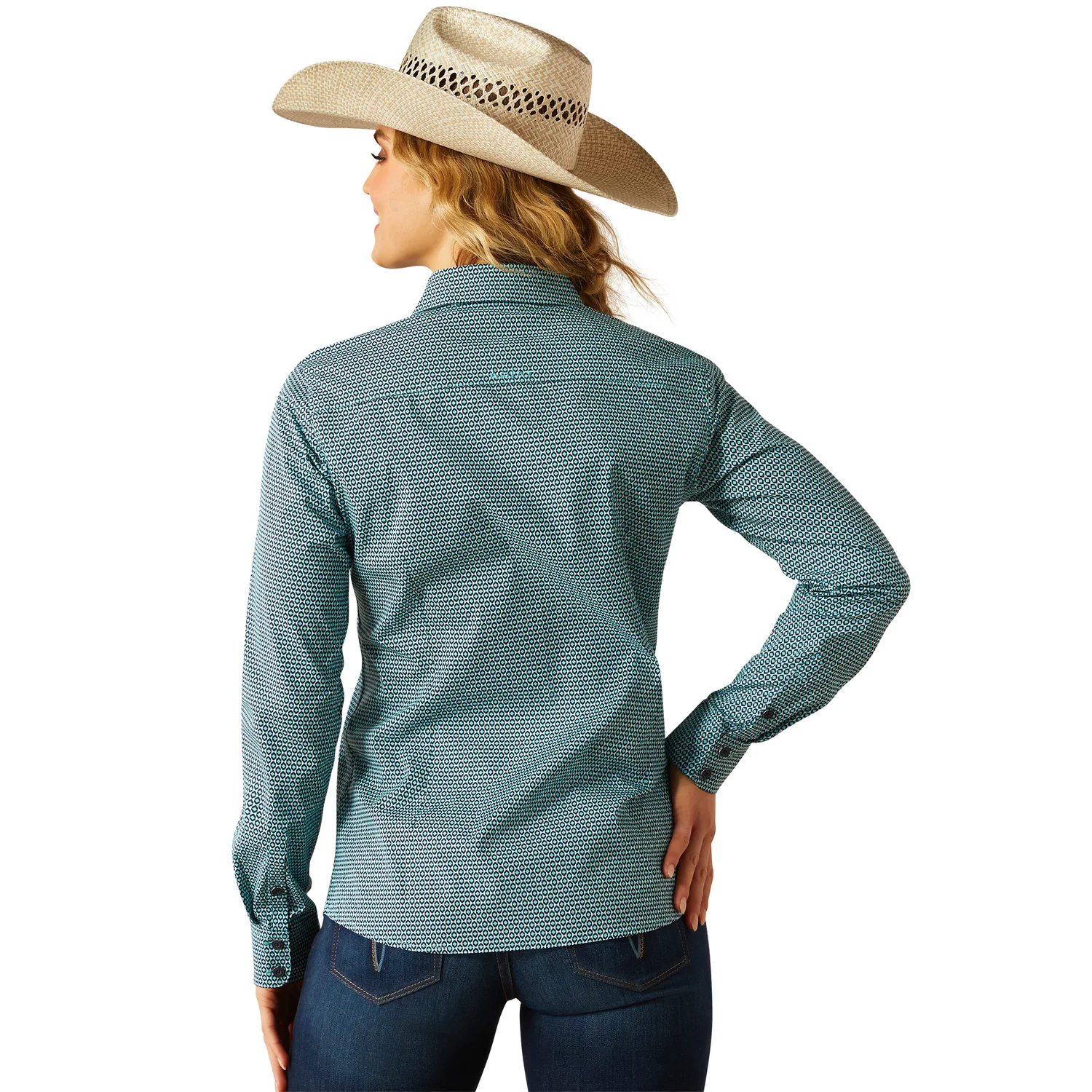 Ariat Women's Wrinkle Resistant Kirby Shirt - Odina Geo - Image 2