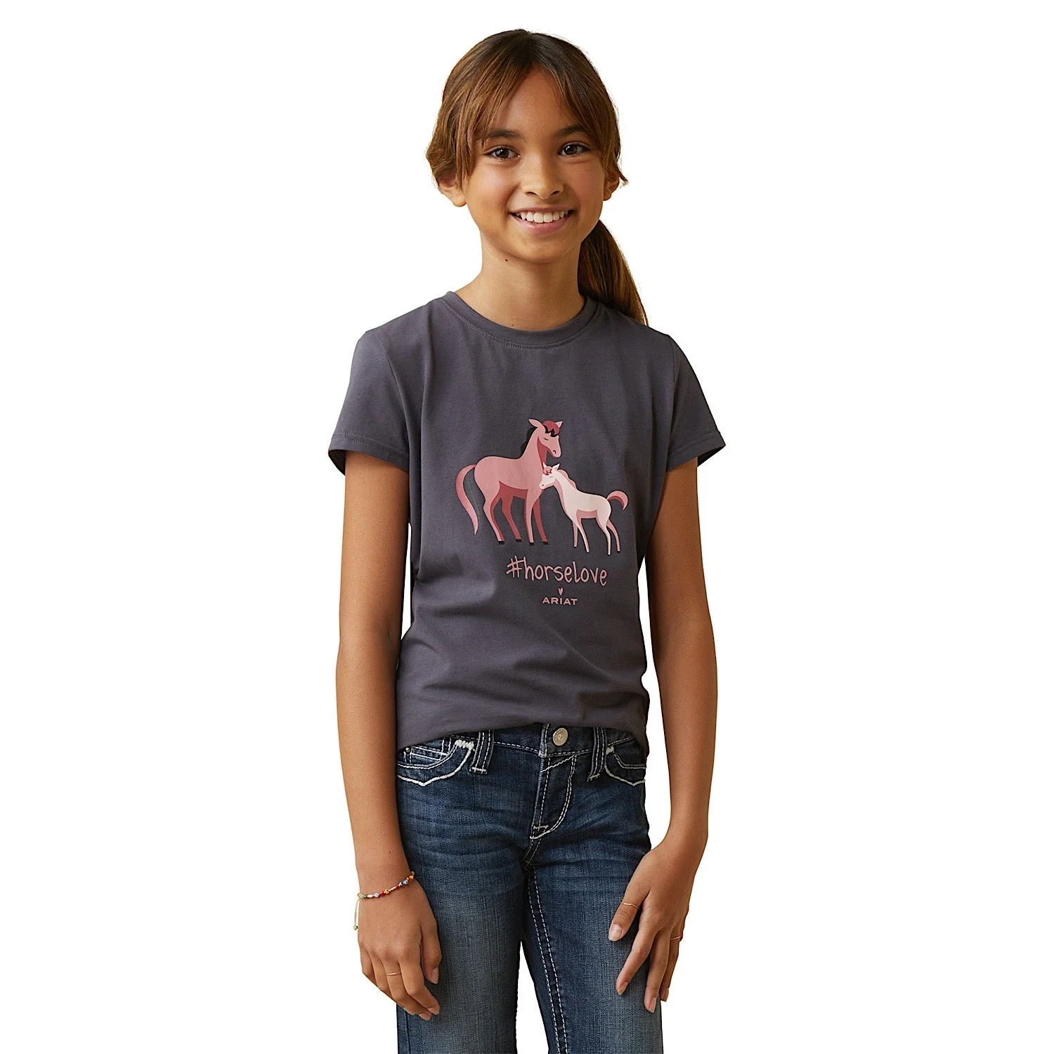 Ariat Youth Cuteness SS T-Shirt Periscope - Image 4