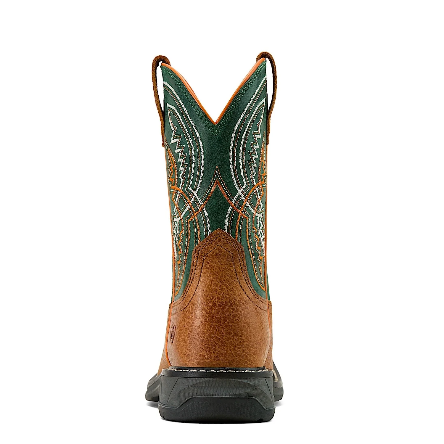 Ariat Youth Workhog XT Coil Western Boot - Honey Tan/Lucky Clover - Image 5