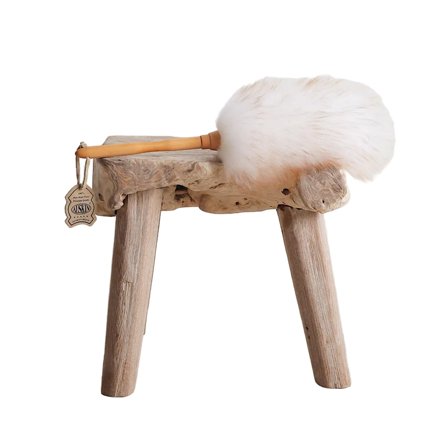 Auskin Long Wool Sheepskin Duster - Sunset - Image 2