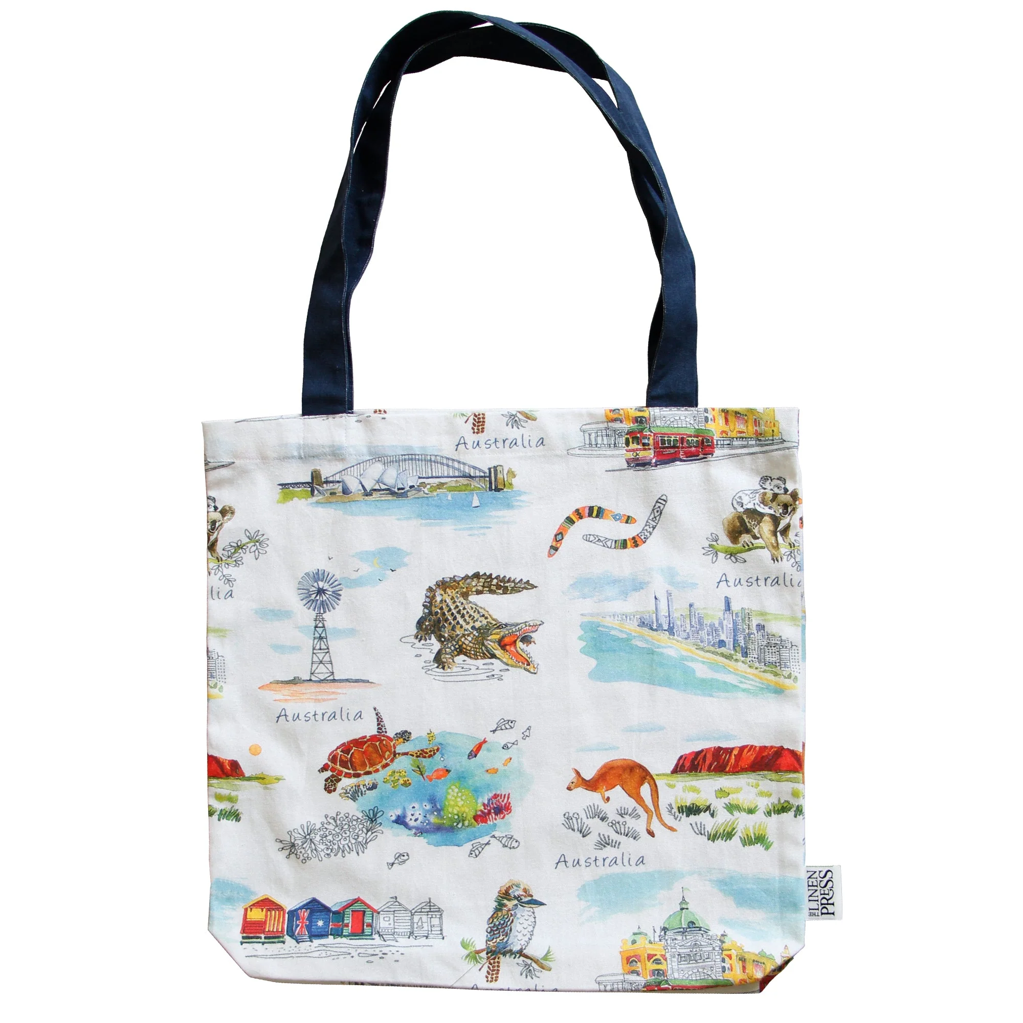 The Linen Press Australia Shopper Bag - Australian Icons