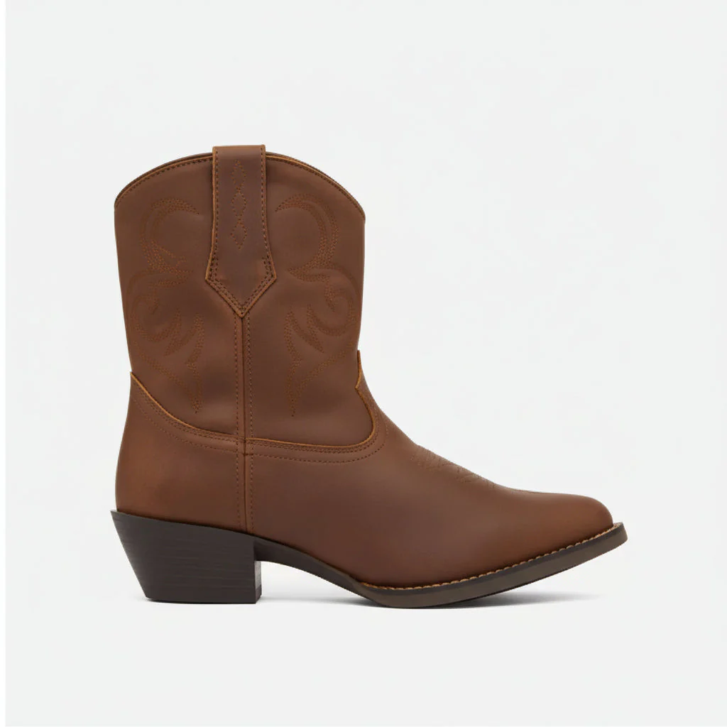 Baxter Women's Gypsy Western Boot - Red Brown - Image 2