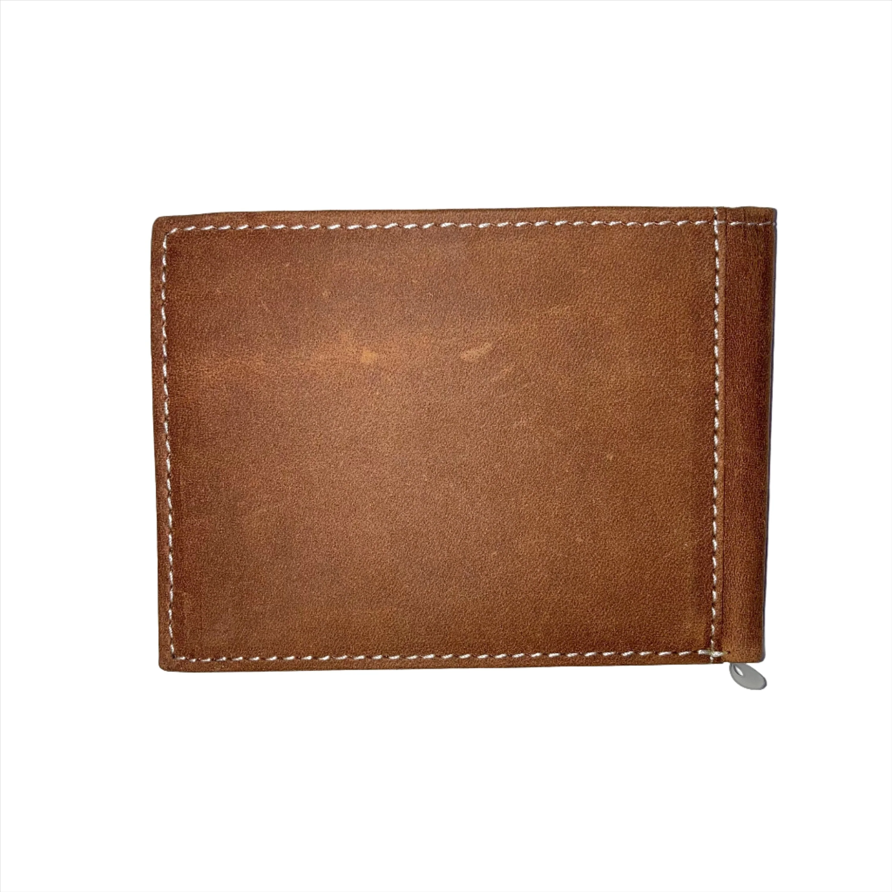 Ariat Bi Fold Flip Case Wallet Distressed Light Brown A3527644 - Image 2
