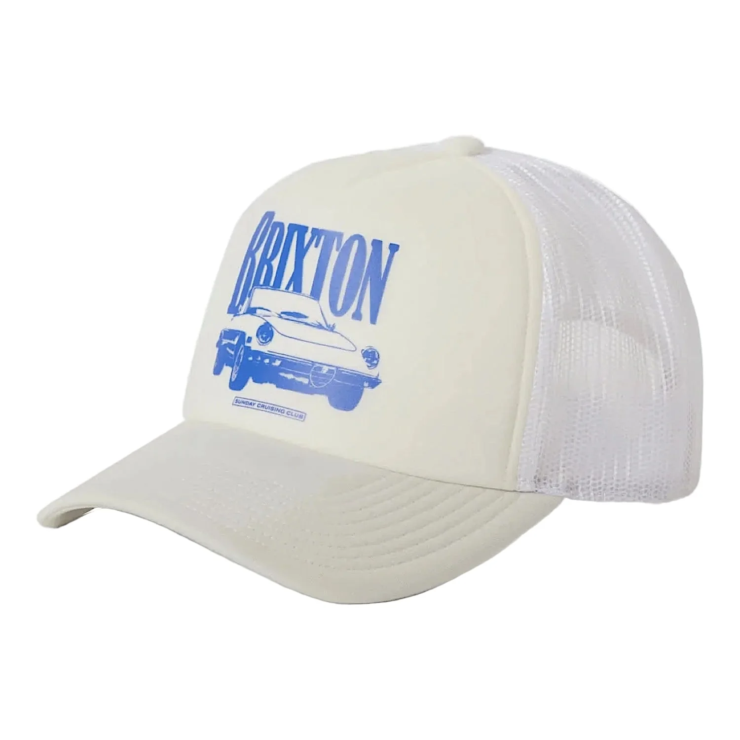 Brixton Sunday Cruising Club Netplus Trucker Cap - Off White