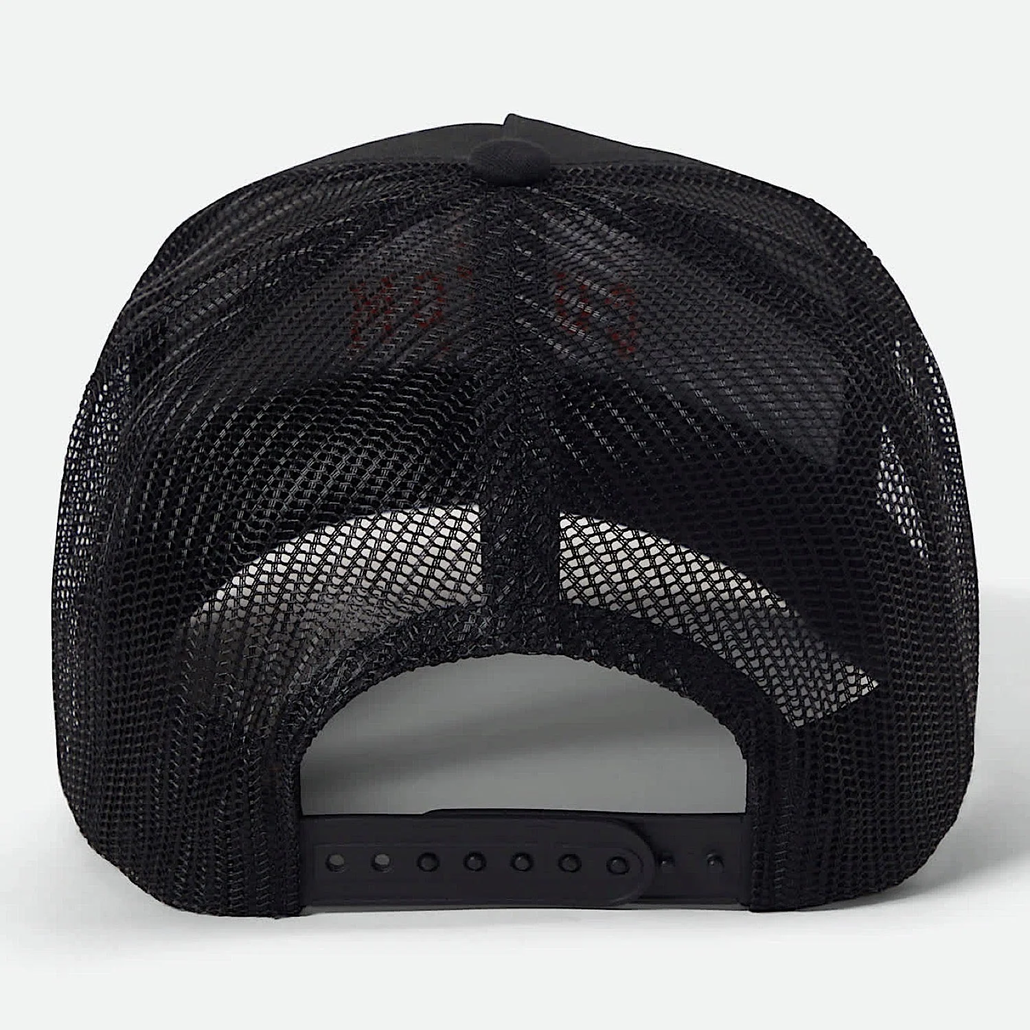 Brixton Wheaton Netplus Trucker Cap - Black/Black - Image 2