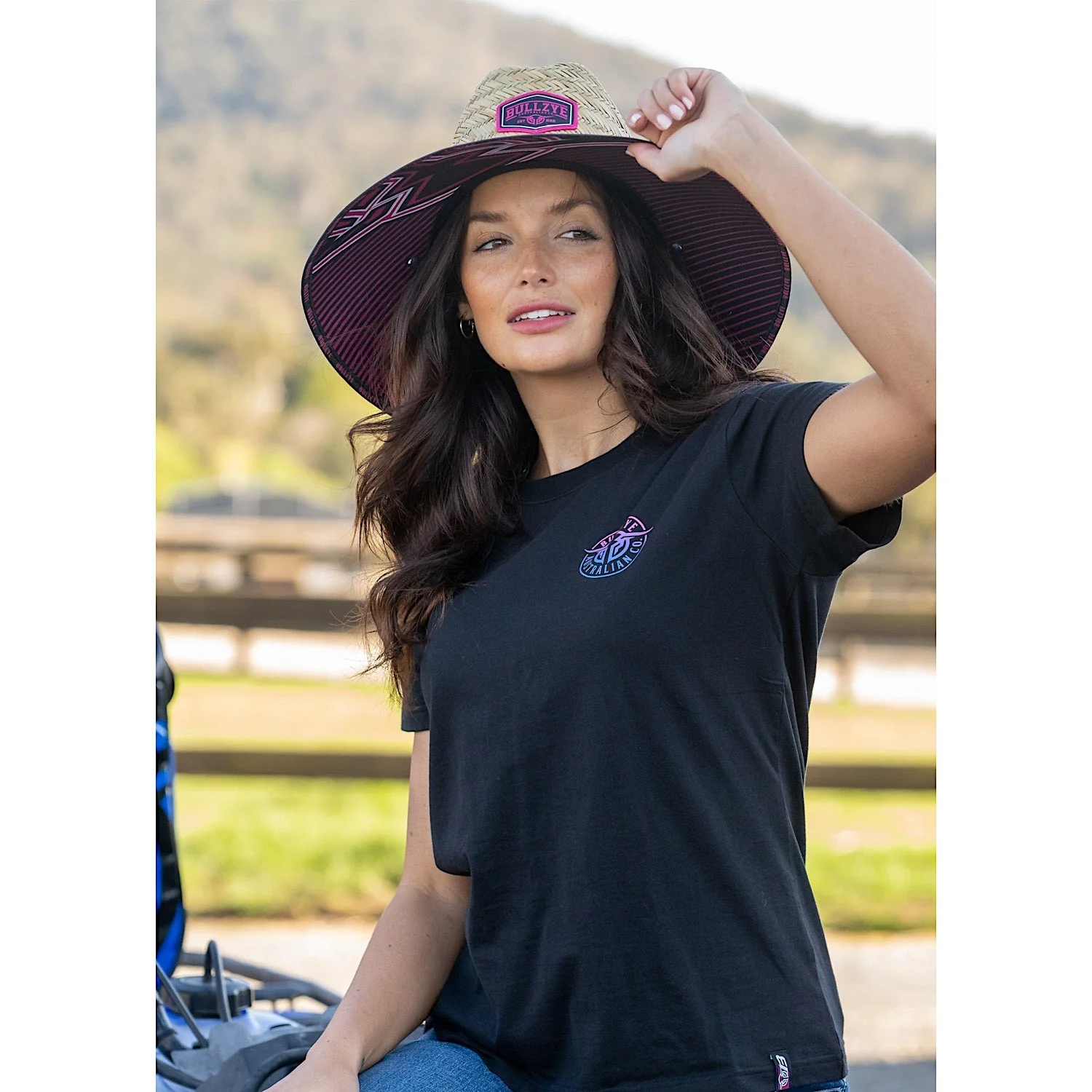 Bullzye Blazin Hat - Pink - Image 3