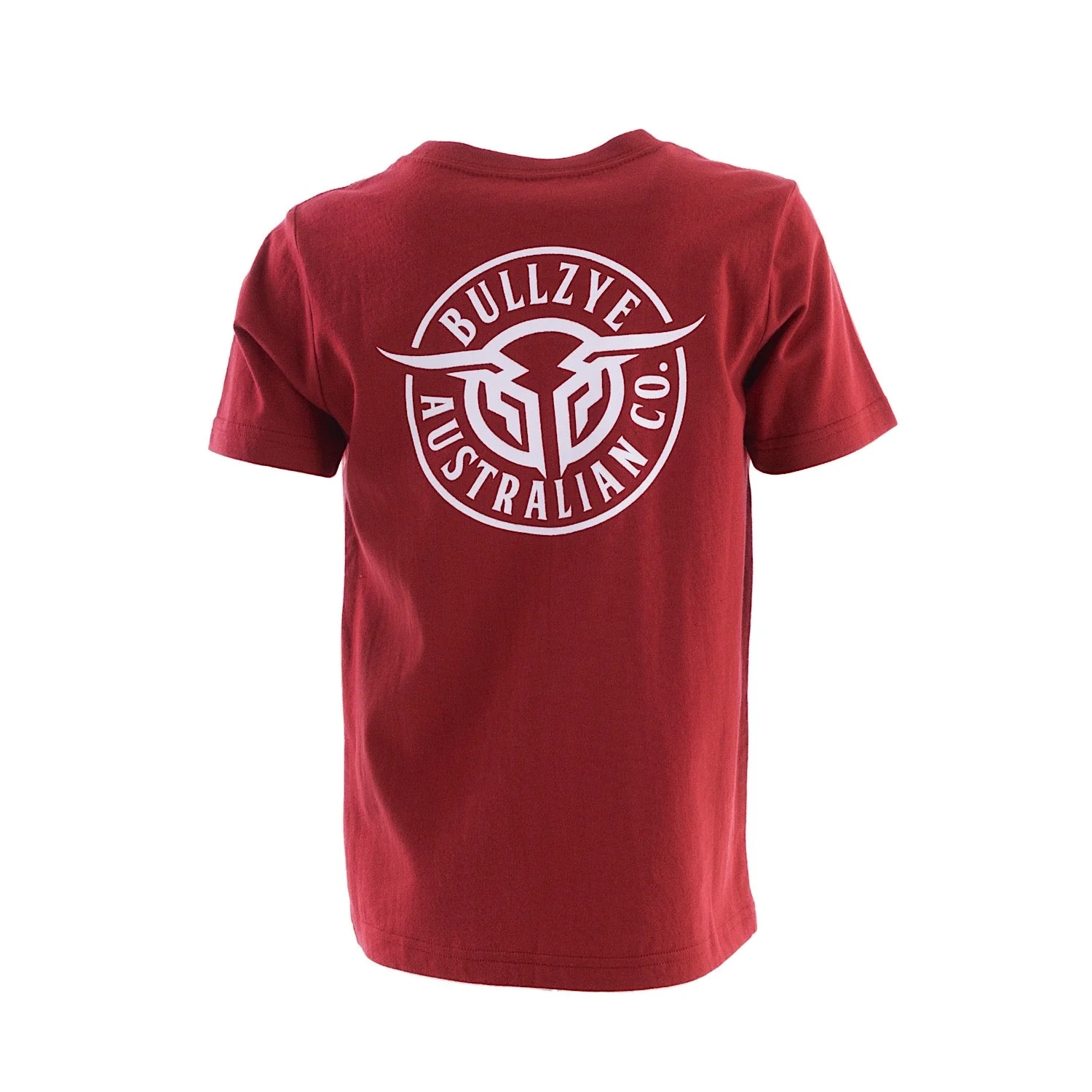 Bullzye Boy's Bullring Short Sleeve Tee Red - Image 2