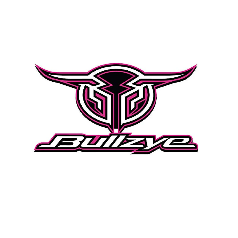 Bullzye Logo Sticker Size B - Pink