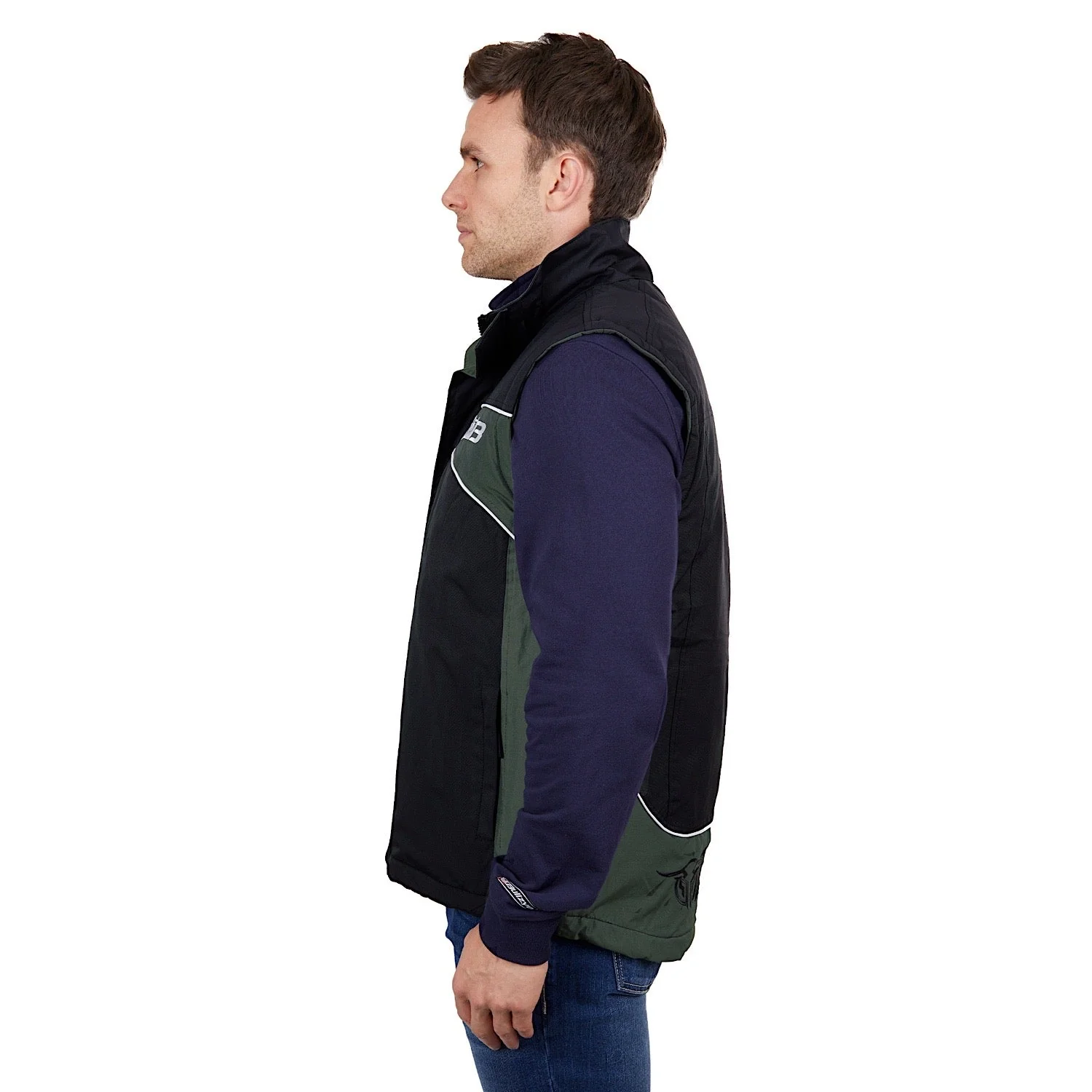 Bullzye Men's Bazooka Vest - Black/Green - Image 2