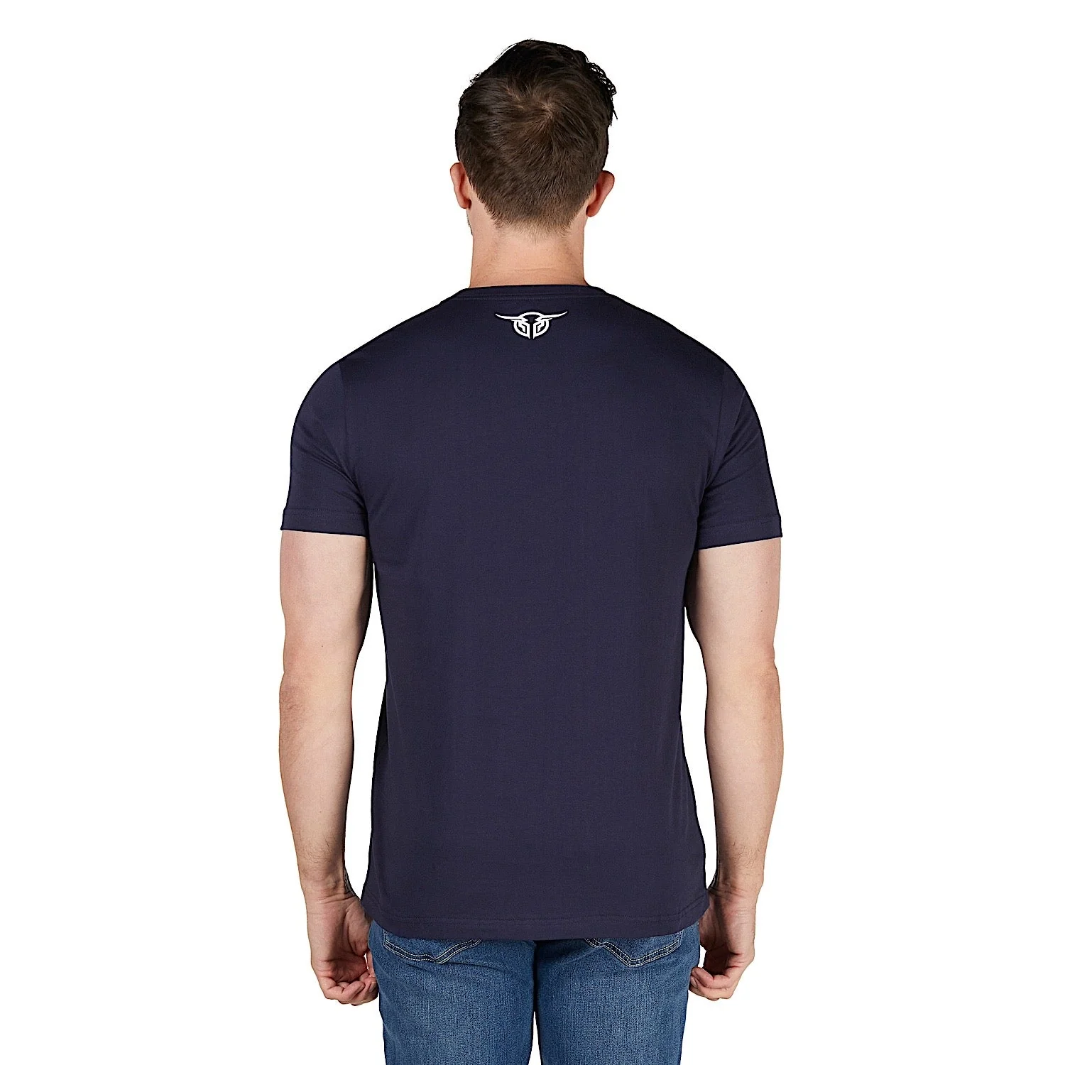 Bullzye Men's Bull Catcher T Shirt - Navy - Image 4