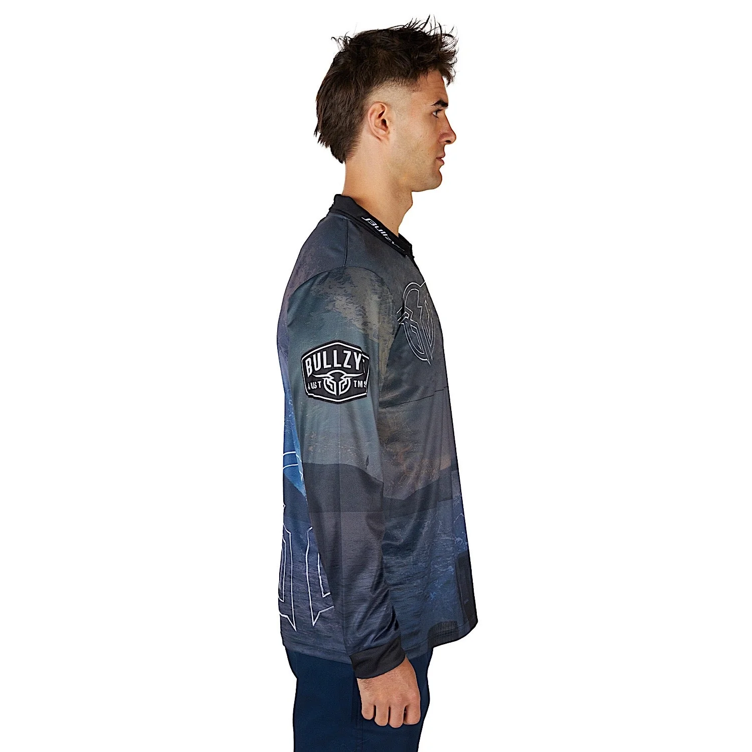 Bullzye Men's Luke Long Sleeve Tee - Multi - Image 4