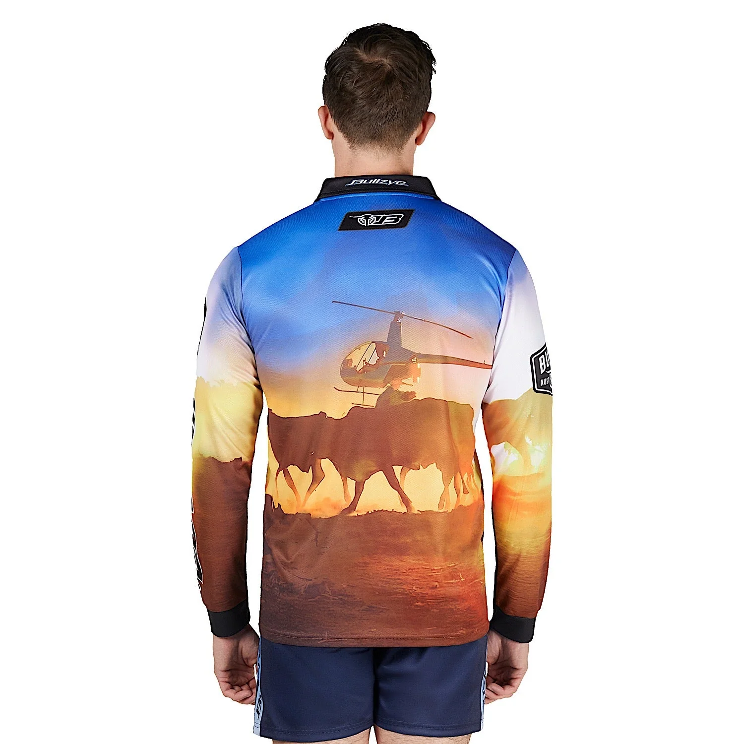 Bullzye Men's Outback Long Sleeve Fishing Shirt - Multi - Image 5