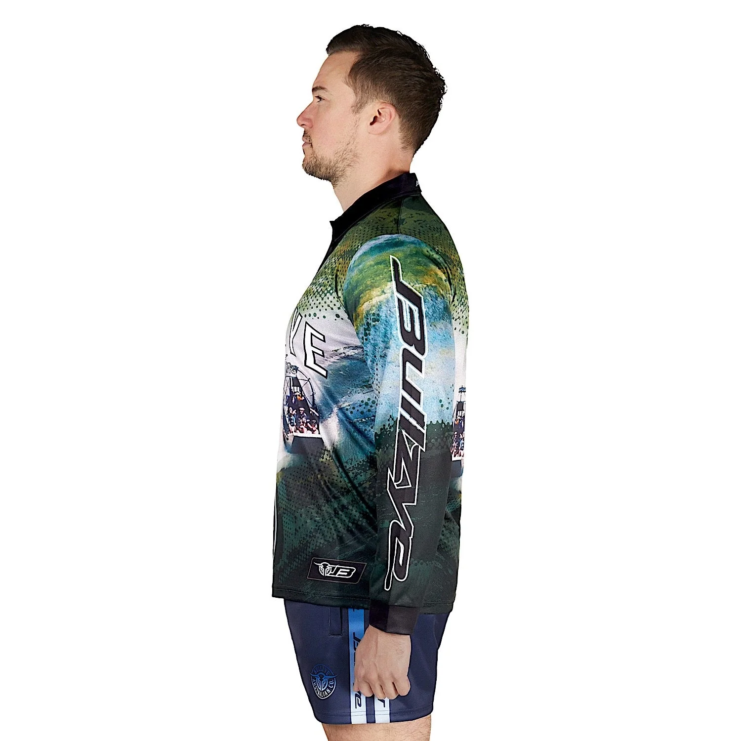 Bullzye Men's Rowdy Long Sleeve Fishing Shirt - Multi - Image 3
