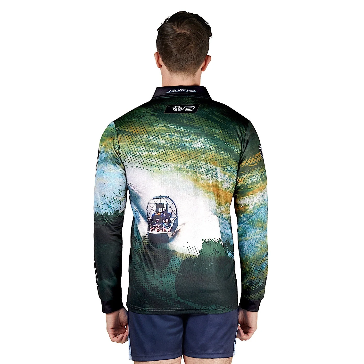 Bullzye Men's Rowdy Long Sleeve Fishing Shirt - Multi - Image 5