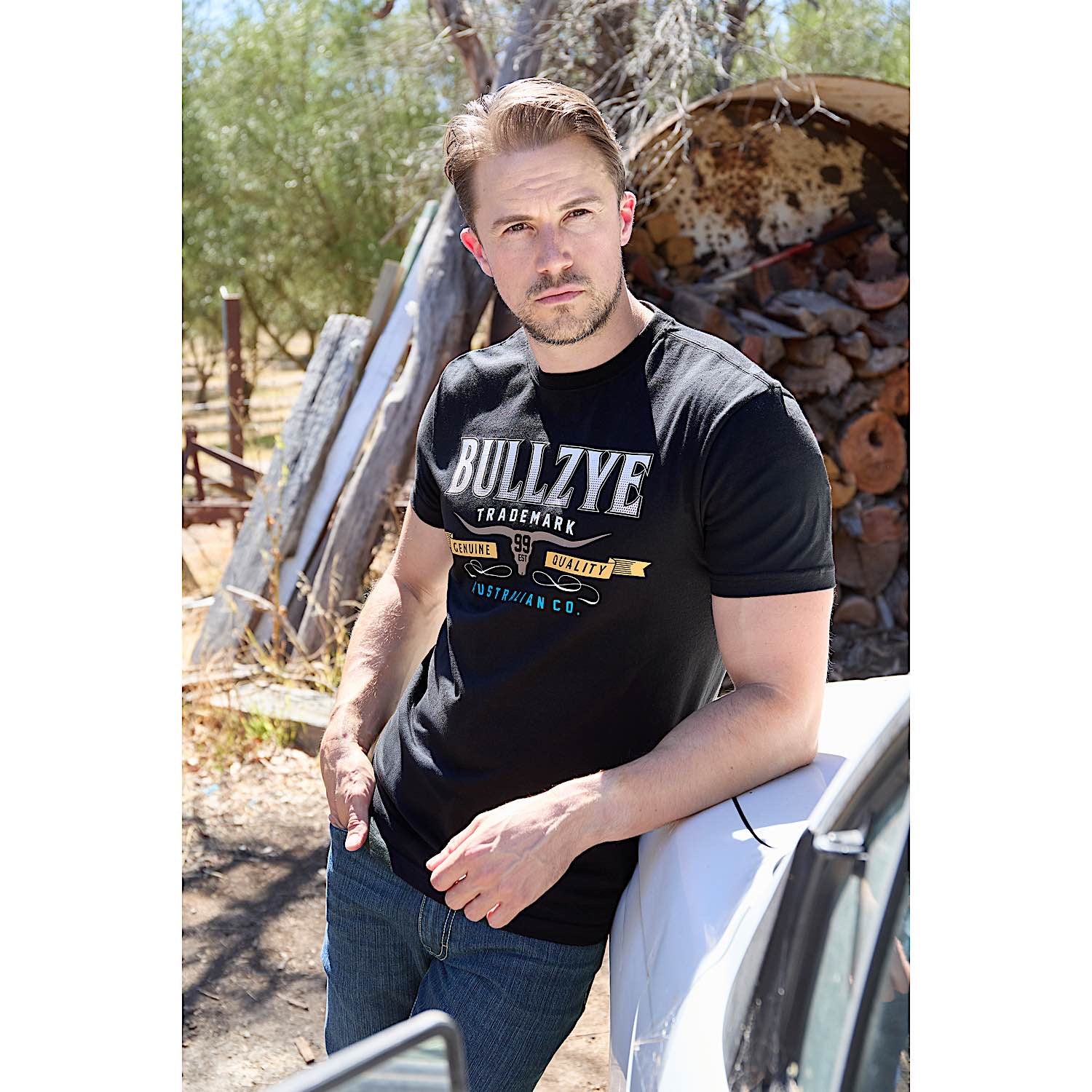 Bullzye Men's Trademark T Shirt - Black - Image 5