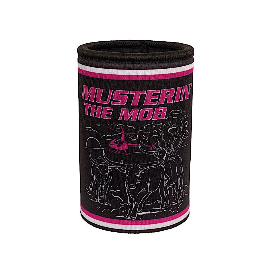 Bullzye Muster Stubby Holder - Black