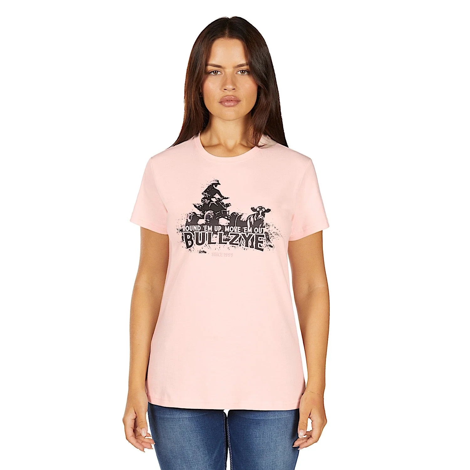 Bullzye Women's Lucy Short Sleeve T Shirt - Blush - Image 2