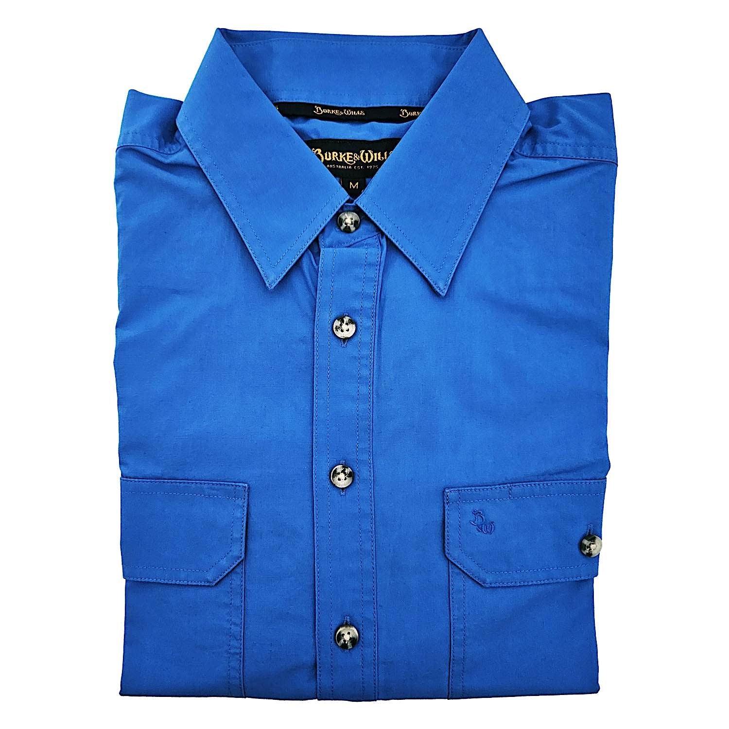 Burke & Wills Men's Capricorn Shirt - Blue Sky