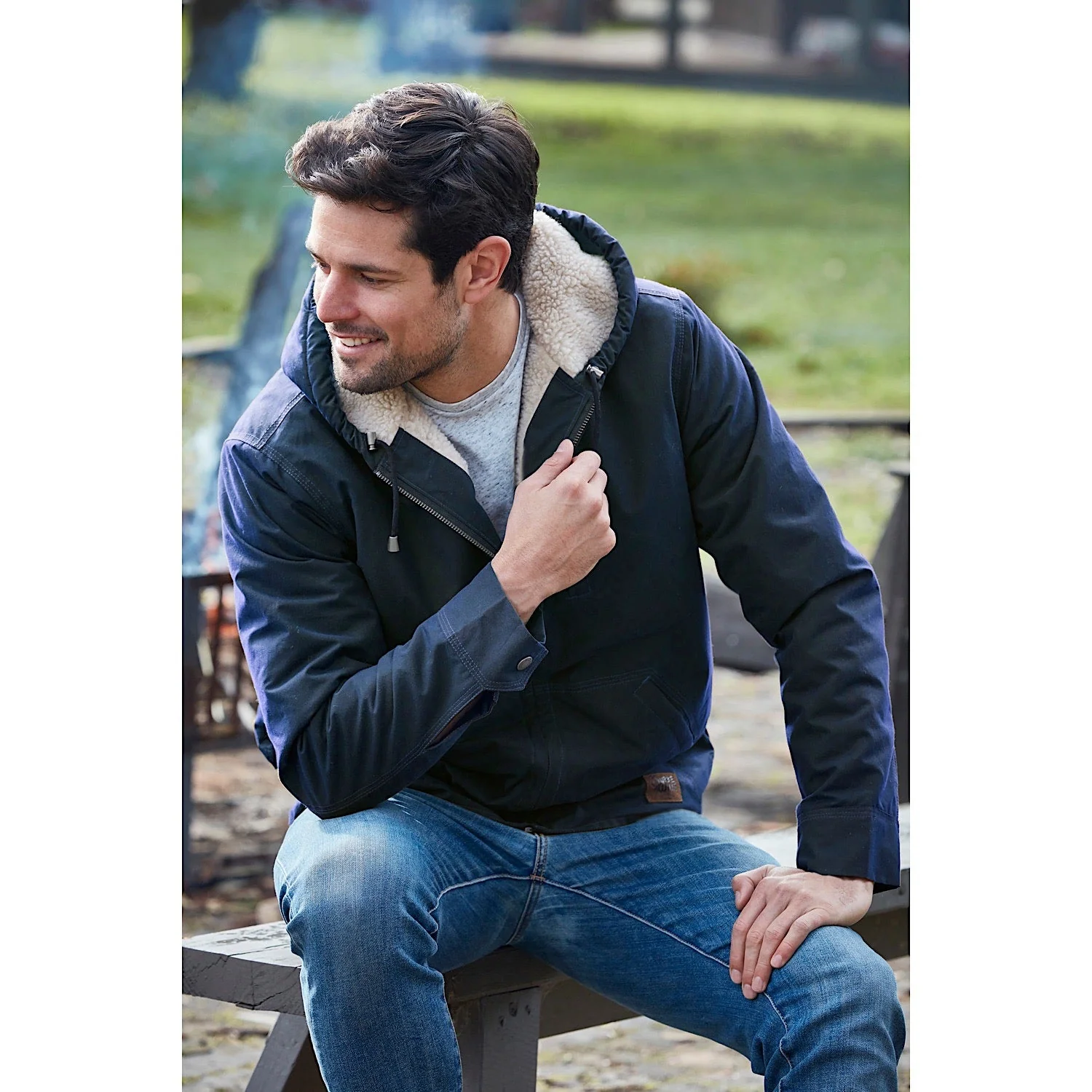 Burke & Will's Mens Kings Jacket - Ink - Image 4