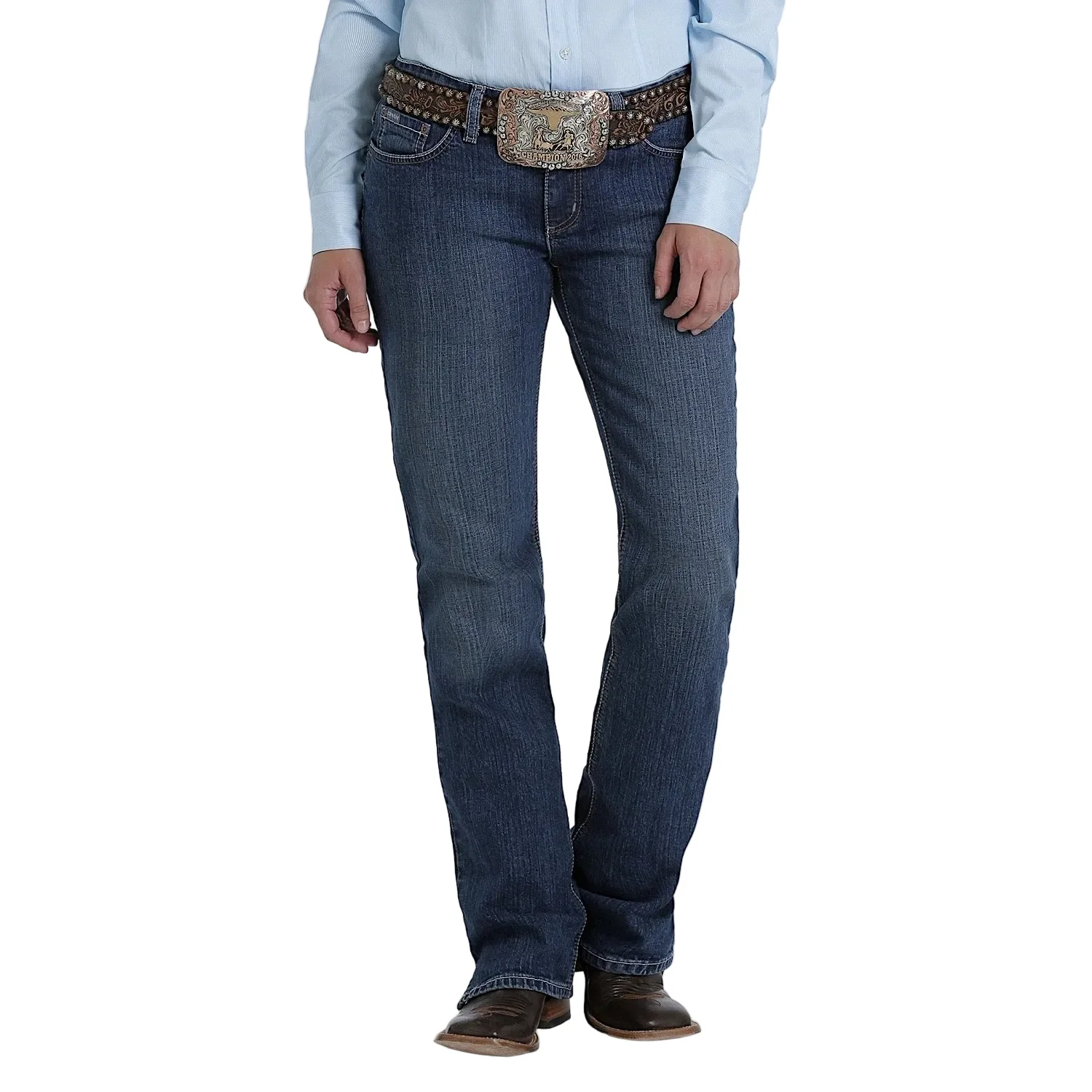 Cinch Women's Kylie Form Fit Kick Slit Jean