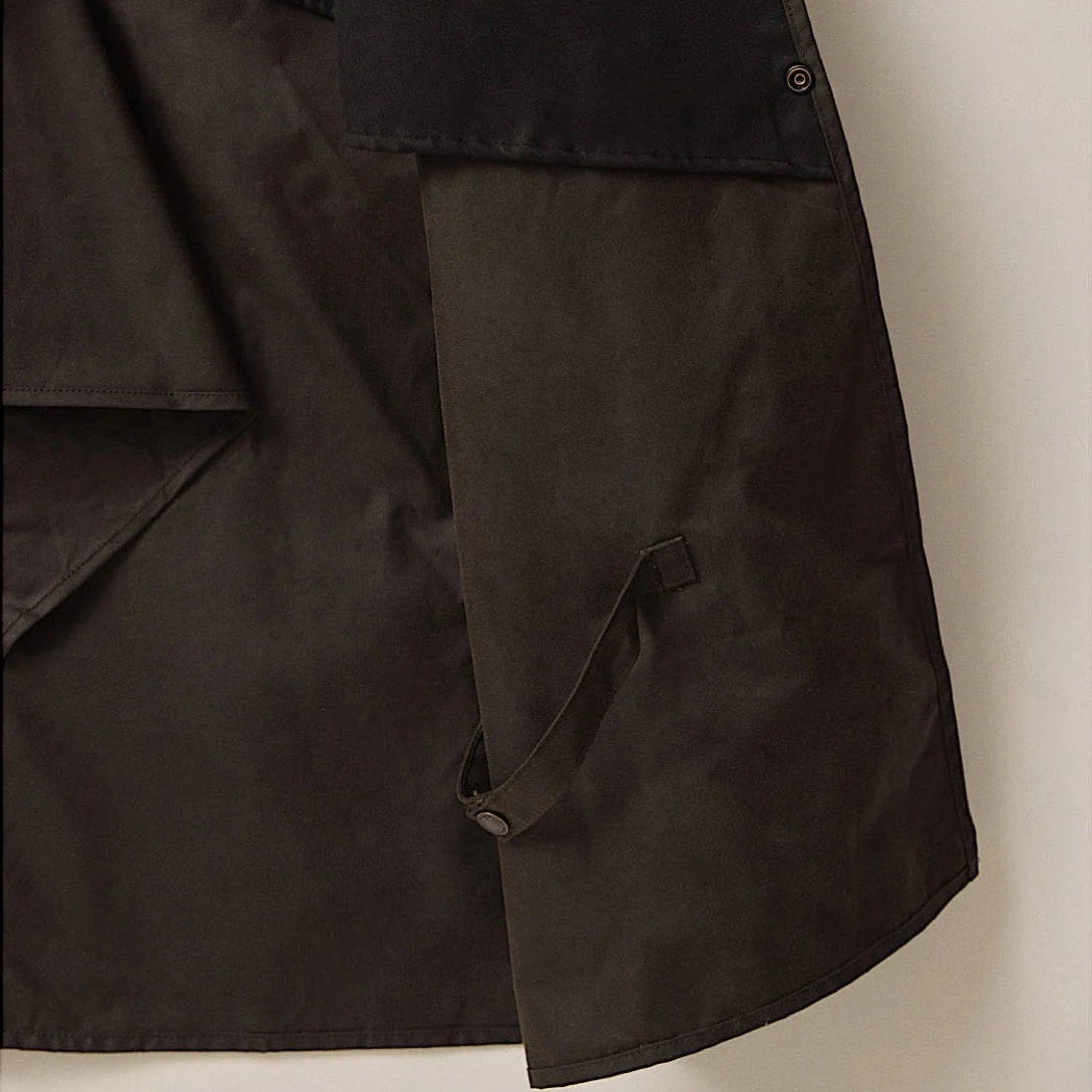 Driza-Bone Heritage Rider Oilskin Coat - Brown - Image 6