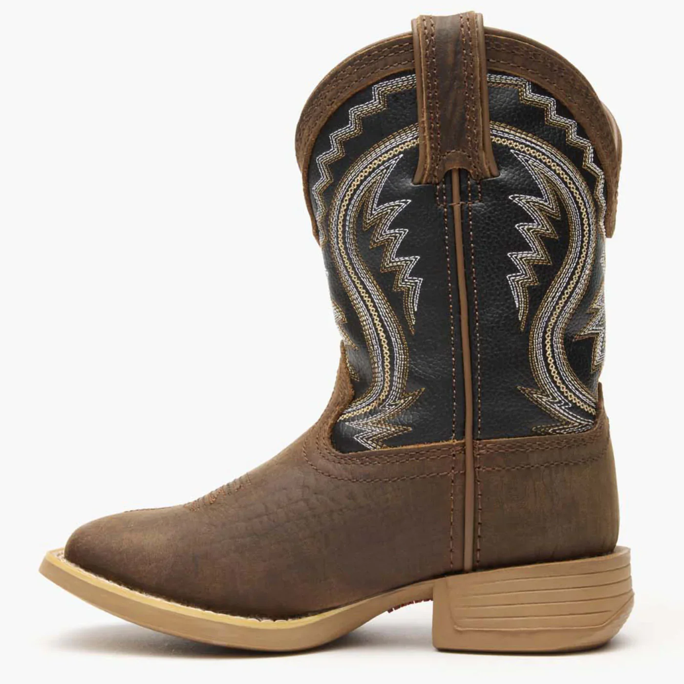 Durango Big Kid's Lil Rebel Pro Western Boot - Acorn / Black Onyx - Image 3