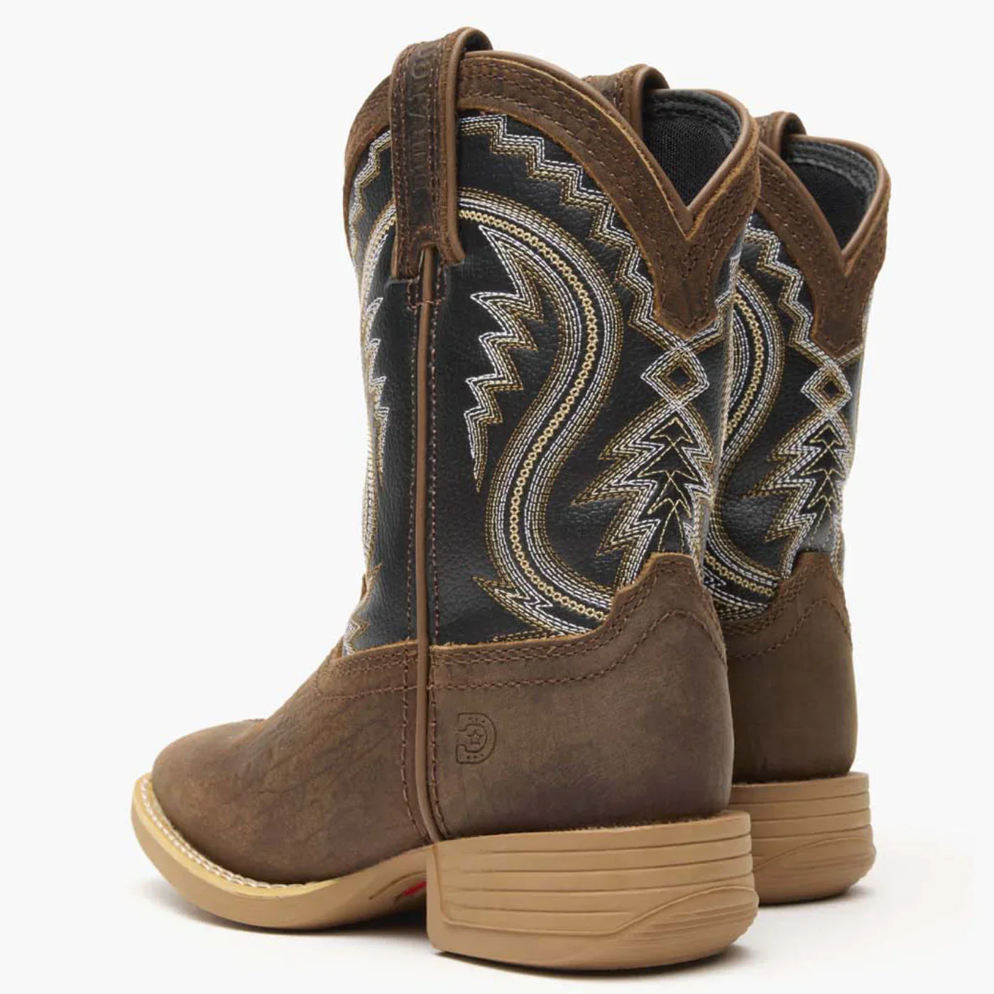 Durango Big Kid's Lil Rebel Pro Western Boot - Acorn / Black Onyx - Image 4