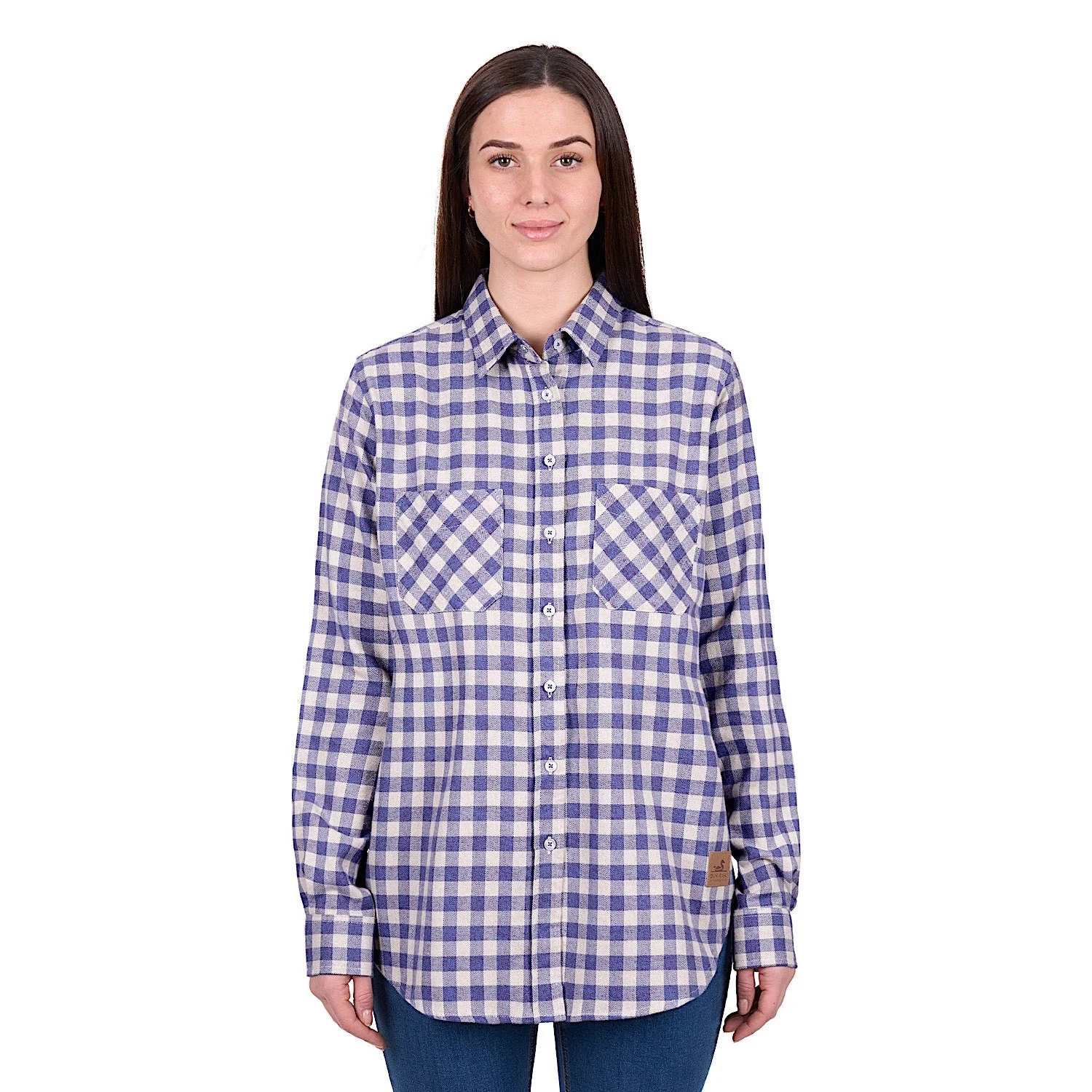Dux-Bak by Thomas Cook Women's Joyce Thermal Shirt - Purple/White - Image 2