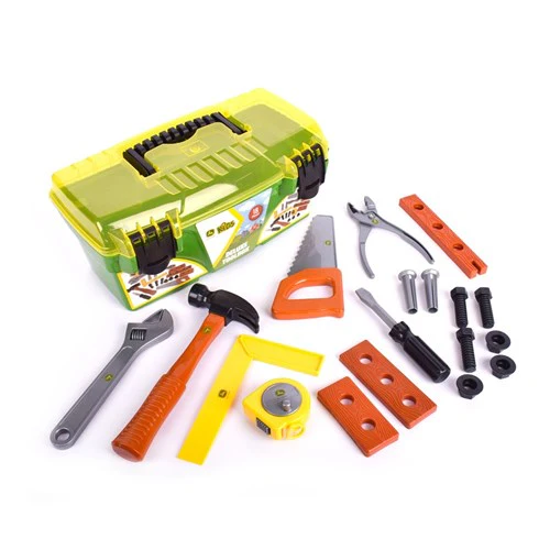John Deere Kid's 18 Piece Deluxe Tool Box with Tools