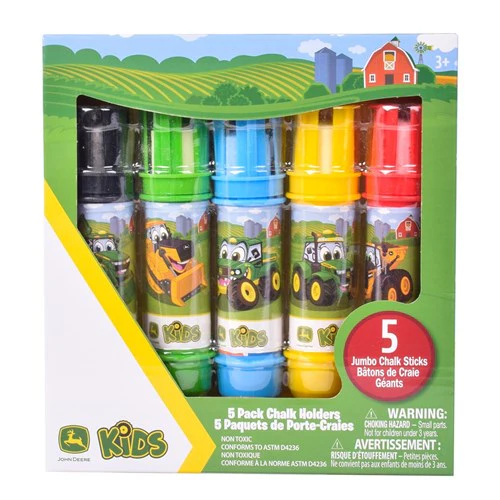 John Deere Kid's Chalk Holders with Chalk (3+)