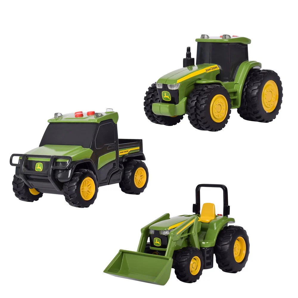 John Deere Kid's Lights & Sound Mini Tractors 3-pack - Image 2