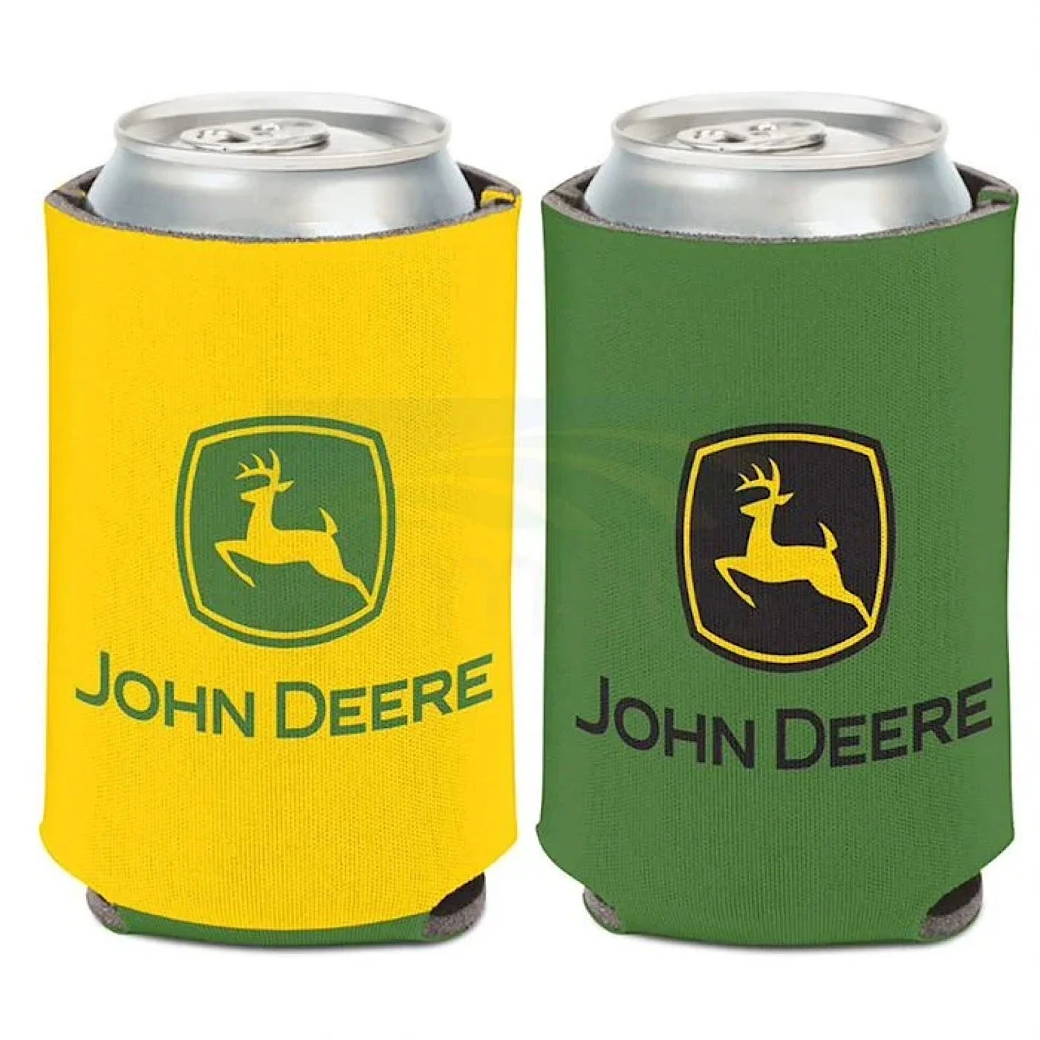 John Deere Logo Stubby Holder - Green & Yellow