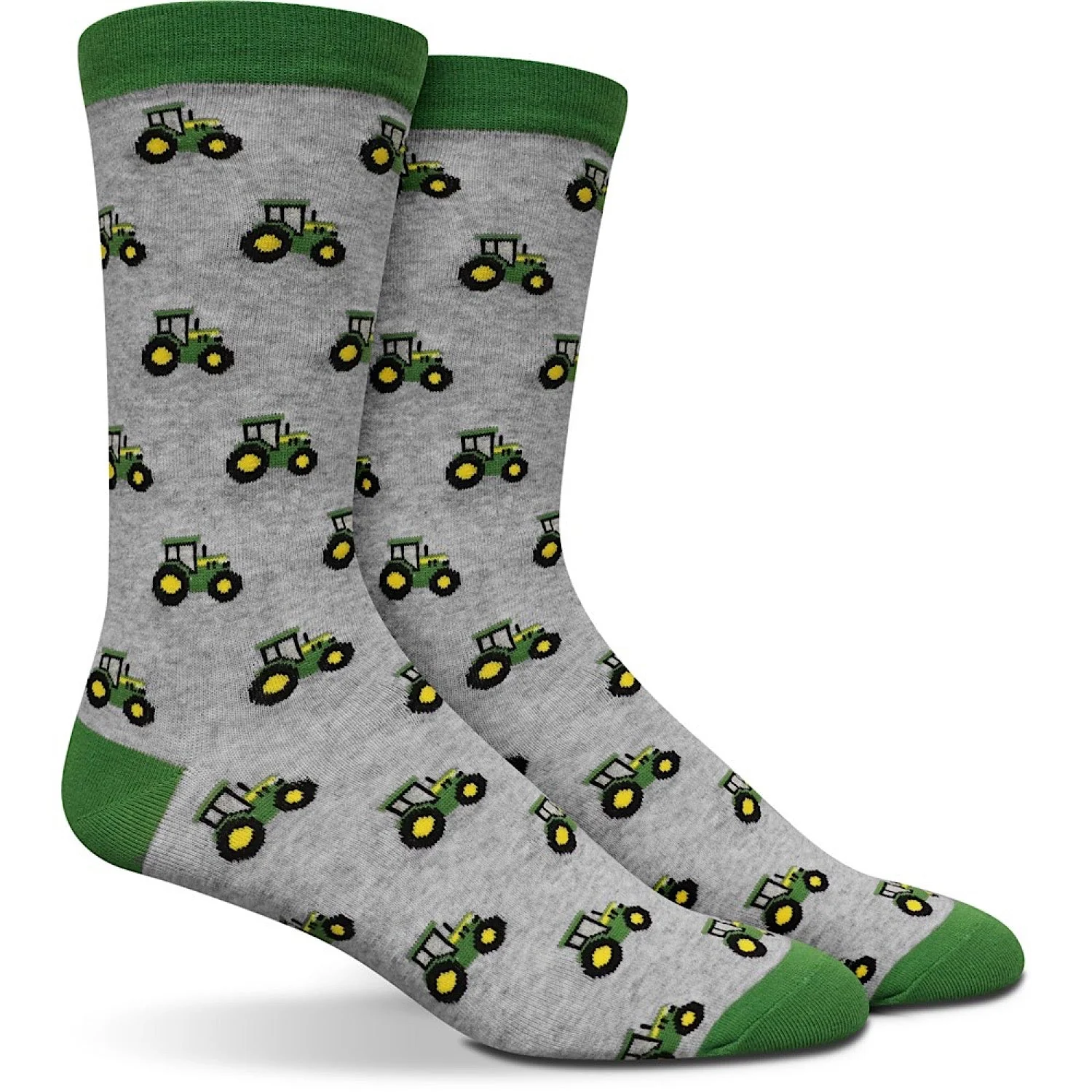 John Deere Tractor Row Fashion Socks Crew 2 Pack - Image 2