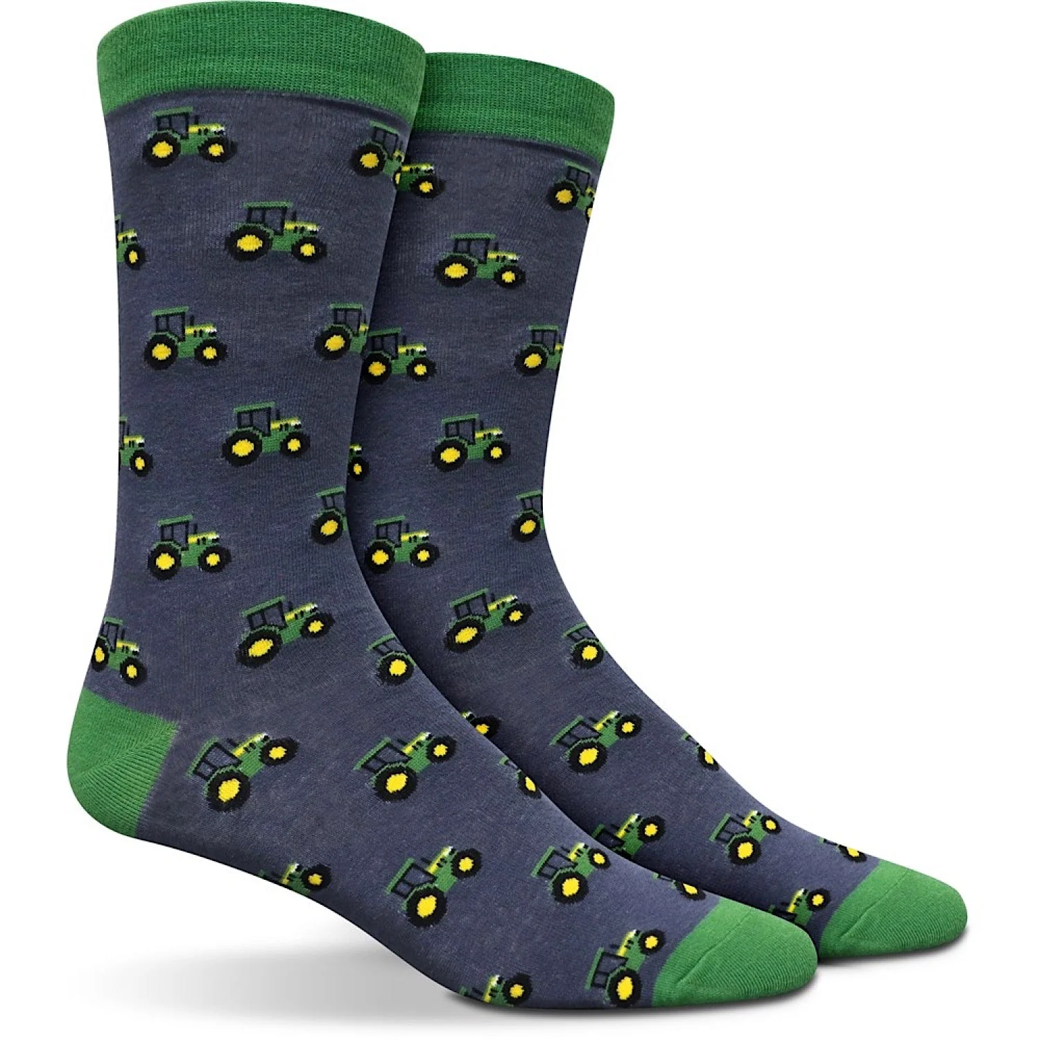 John Deere Tractor Row Fashion Socks Crew 2 Pack - Image 3