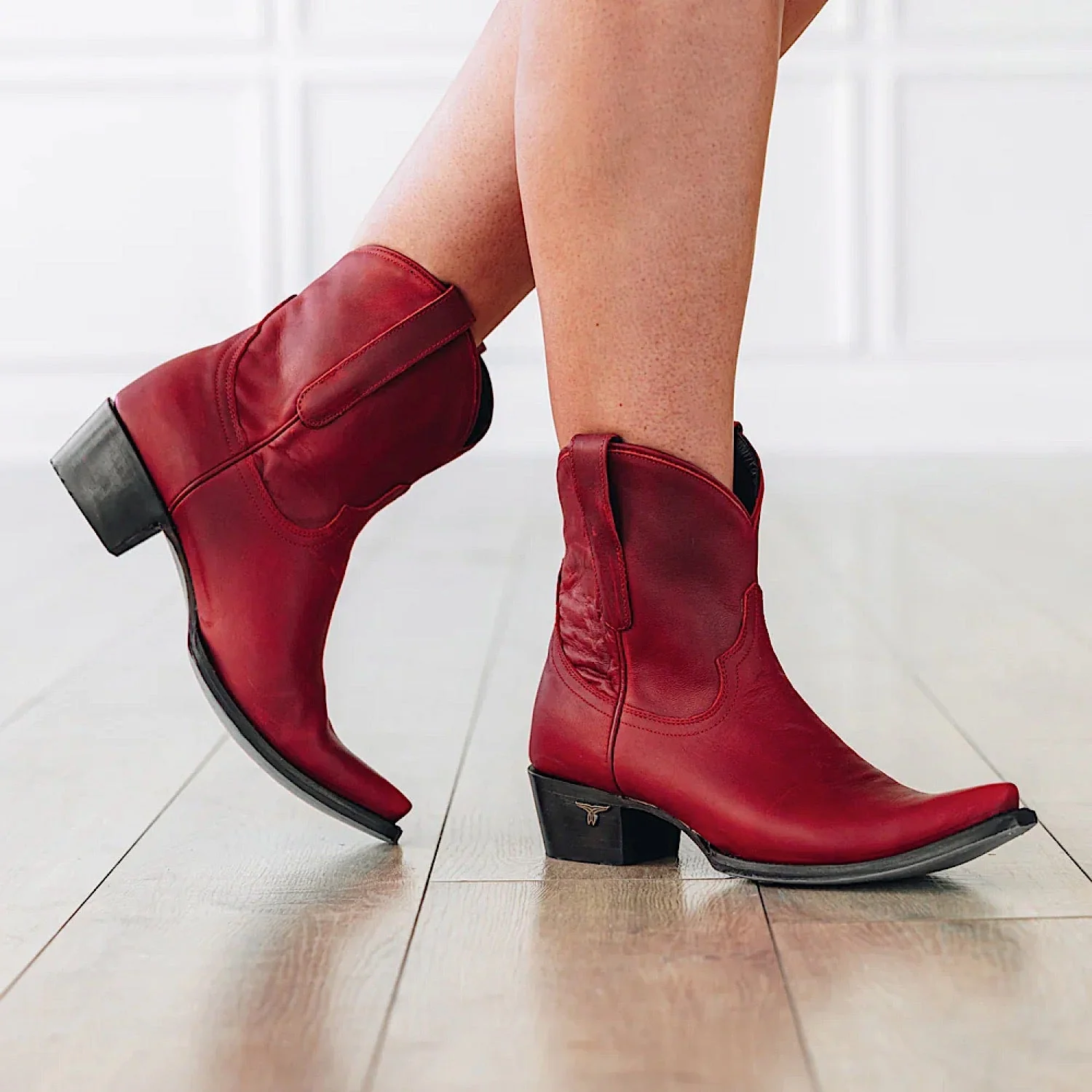 Lane Boots Emma Jane Bootie - Smoldering Ruby - Image 2
