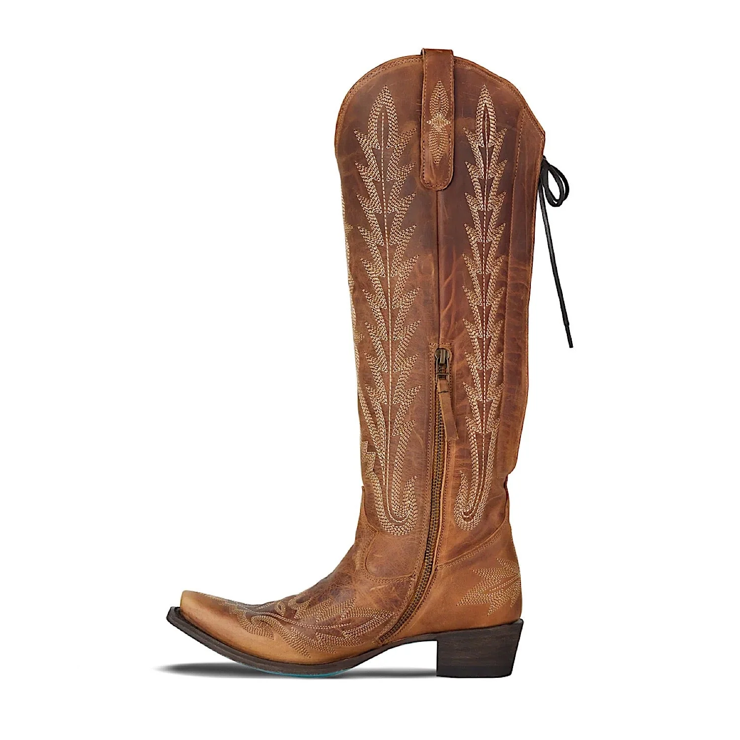 Lane Boots Lexington Knee High Corset - Desert Clay - Image 4
