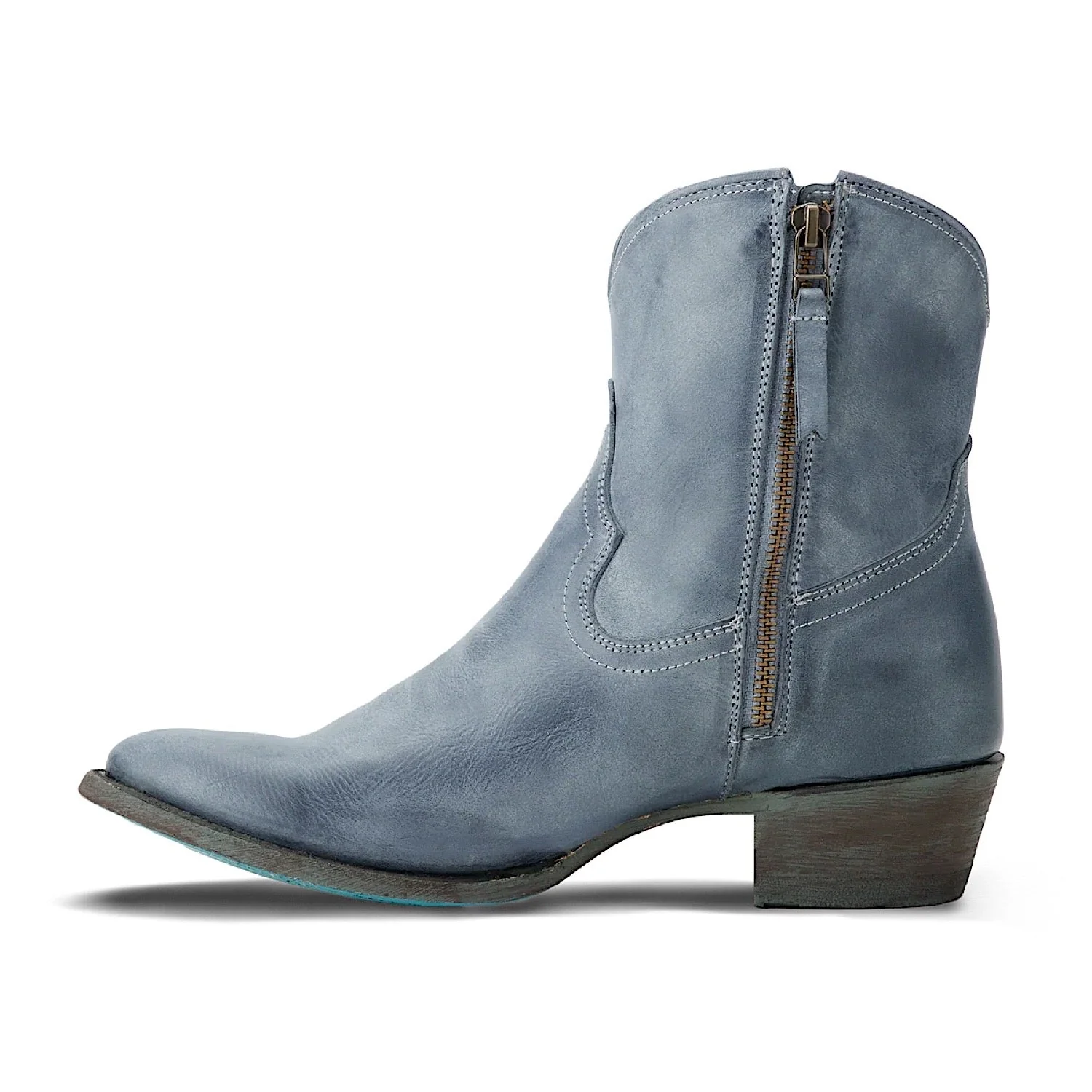 Lane Boots Plain Jane Bootie - Washed Denim - Image 4
