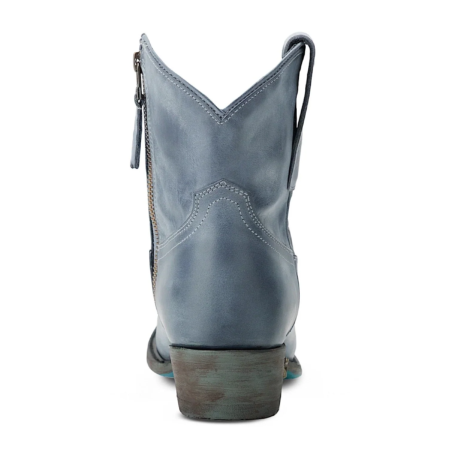 Lane Boots Plain Jane Bootie - Washed Denim - Image 6