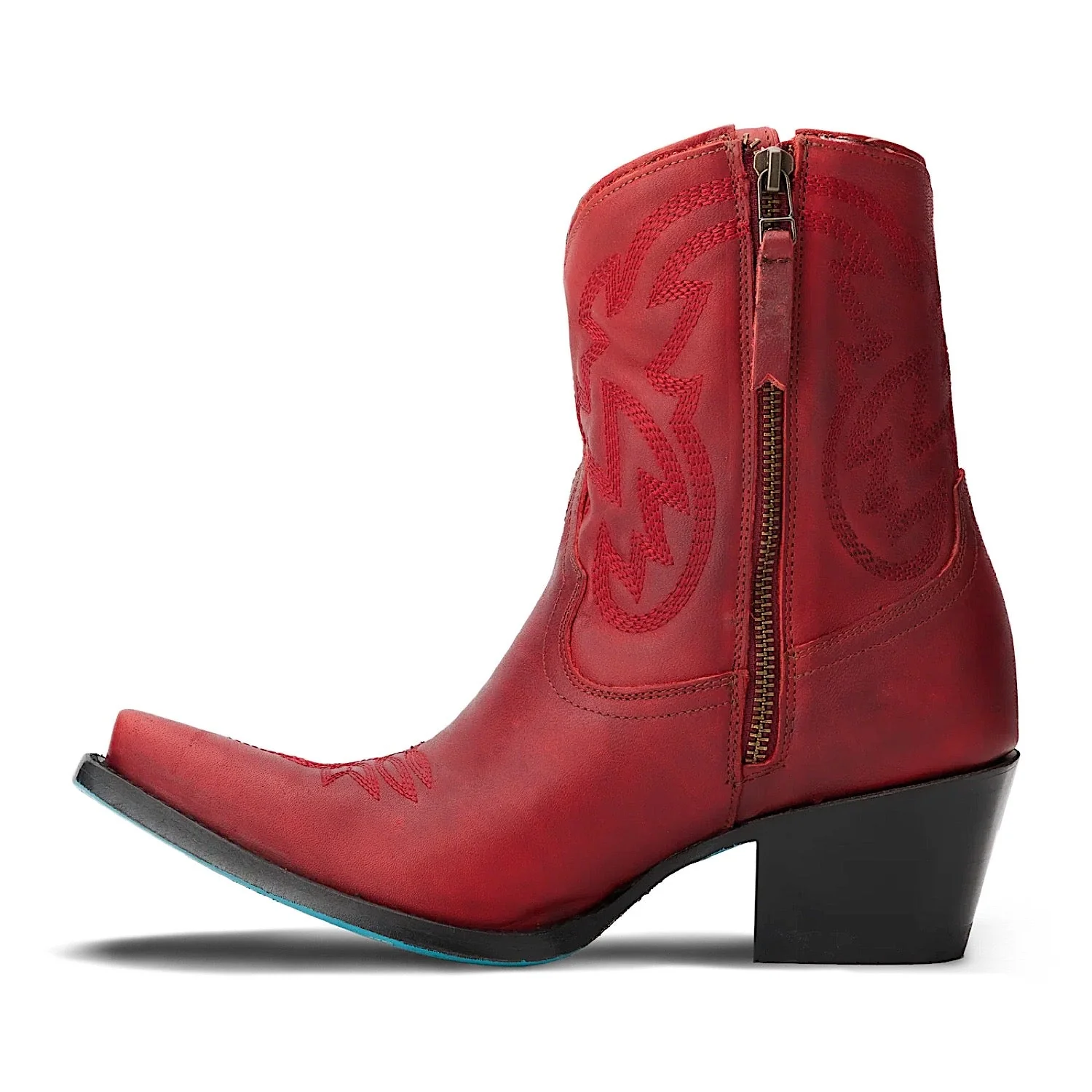Lane Boots Smokeshow Bootie - Smoldering Ruby - Image 6