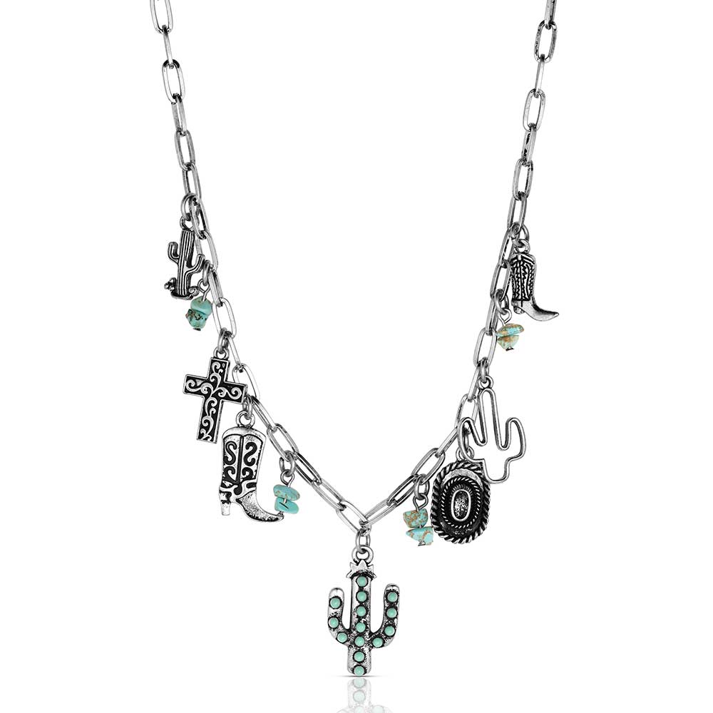 Montana Silversmiths Cowgirl Charm Necklace