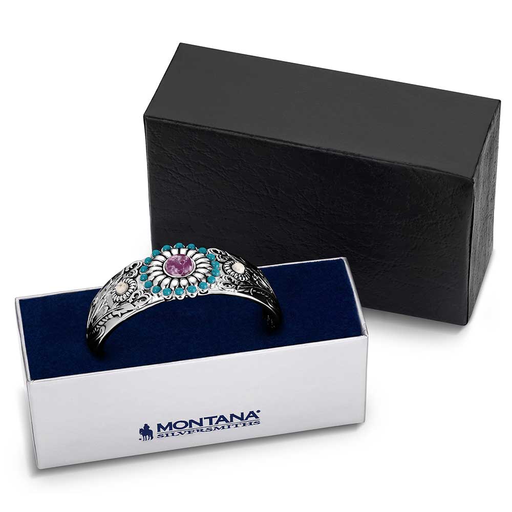 Montana Silversmiths Desert Flower Cuff Bracelet - Image 4