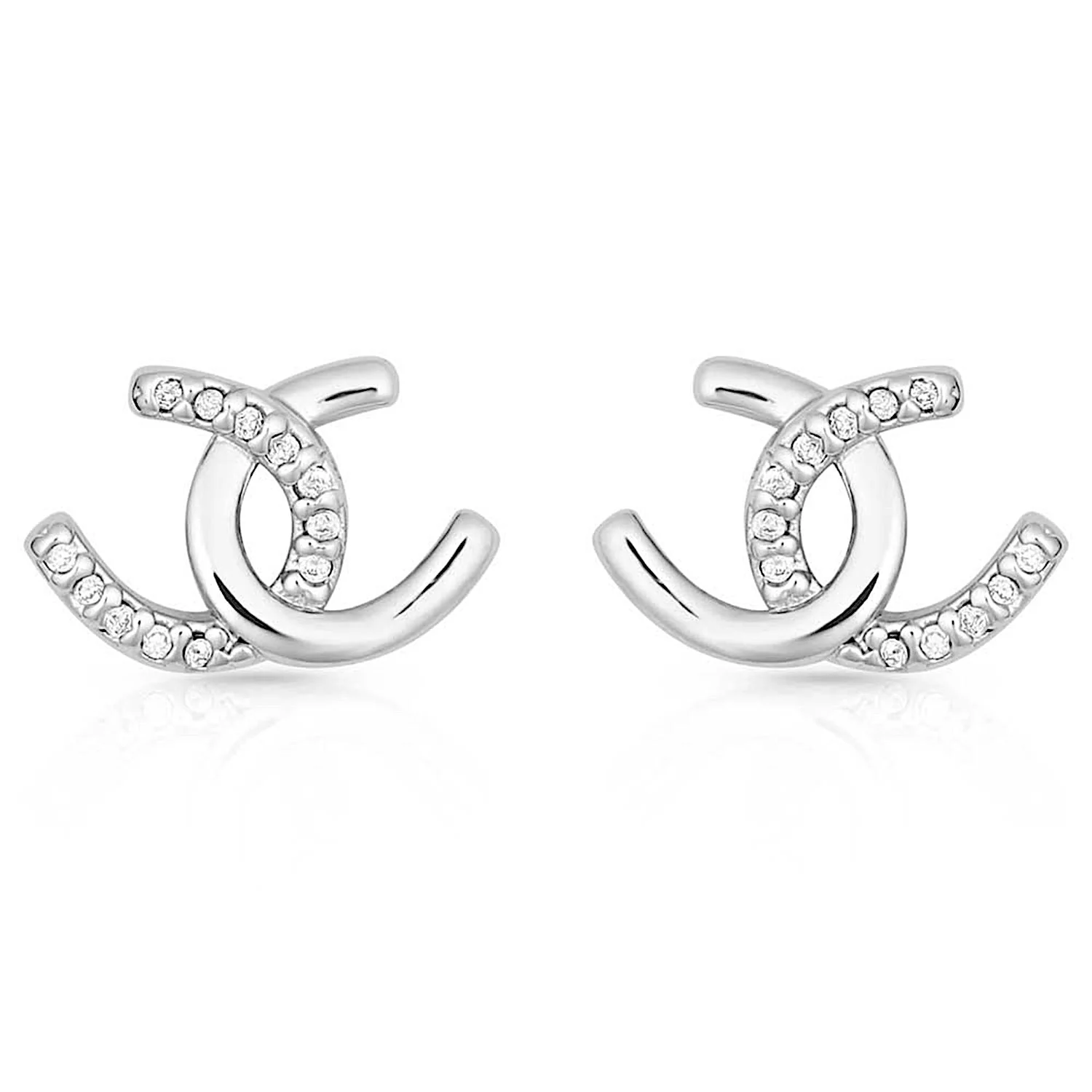 Montana Silversmiths Horseshoe Happiness Post Earrings