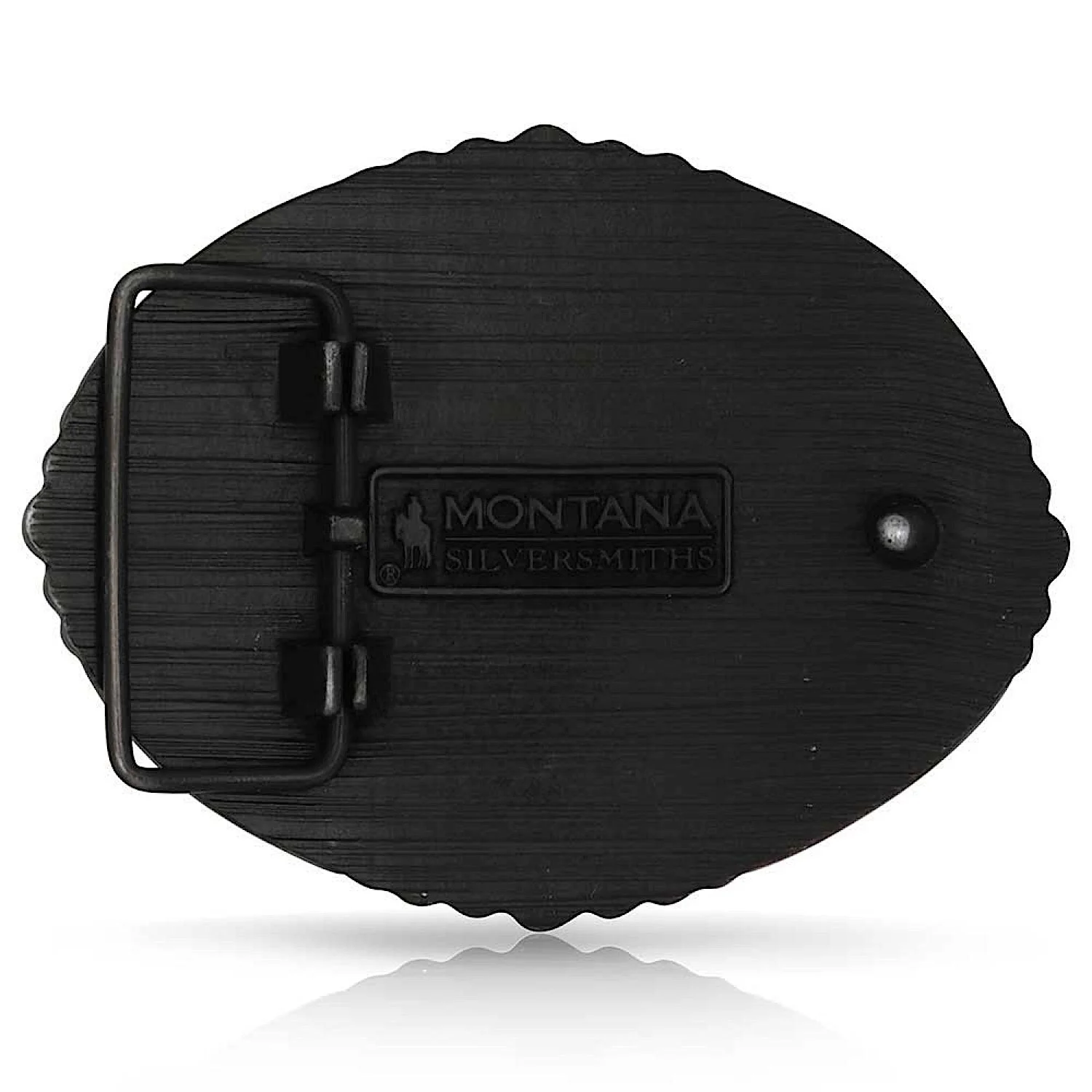 Montana Silversmiths Western Attitude Buckle - Branded Legacy Longhorn Buckle - Image 3