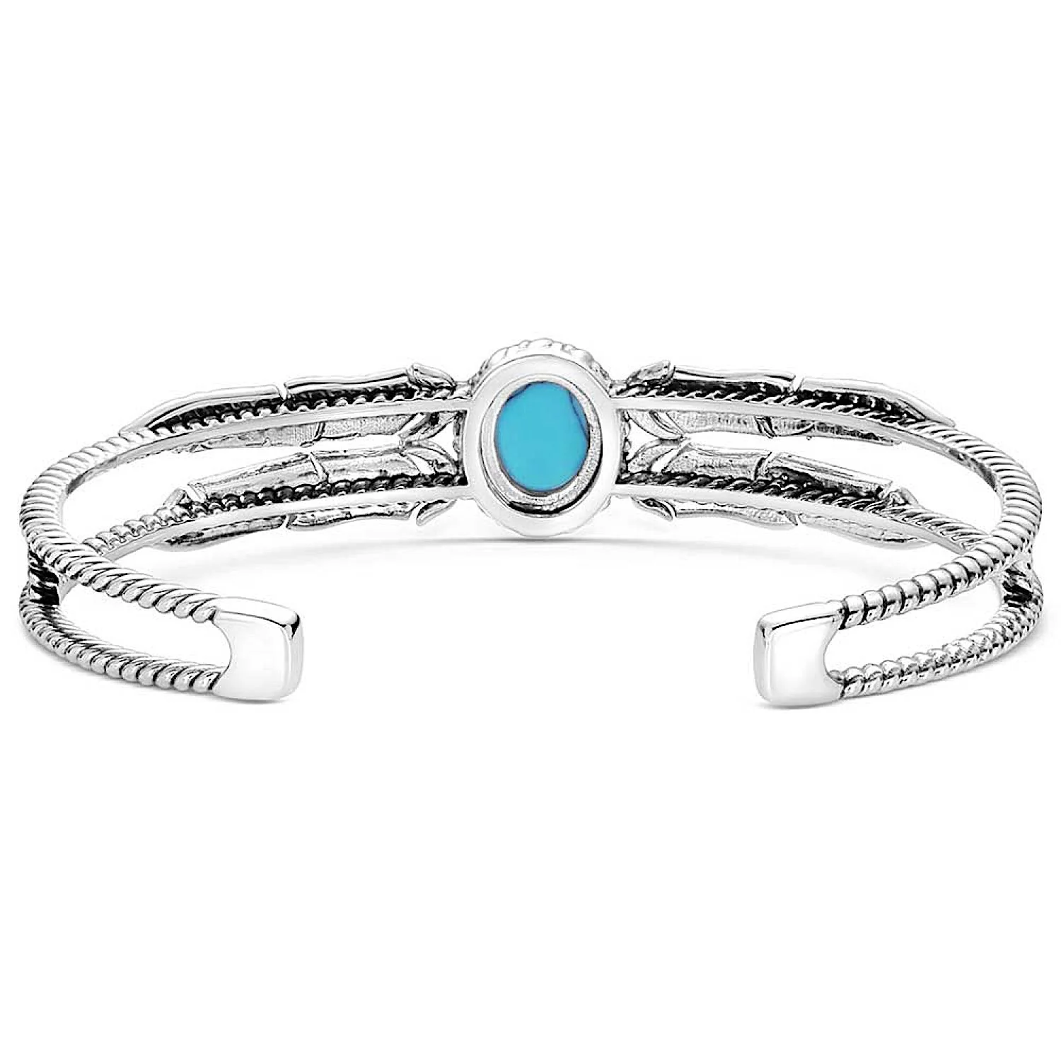 Montana Silversmiths Windswept Legacy Turquoise Bracelet - Image 2
