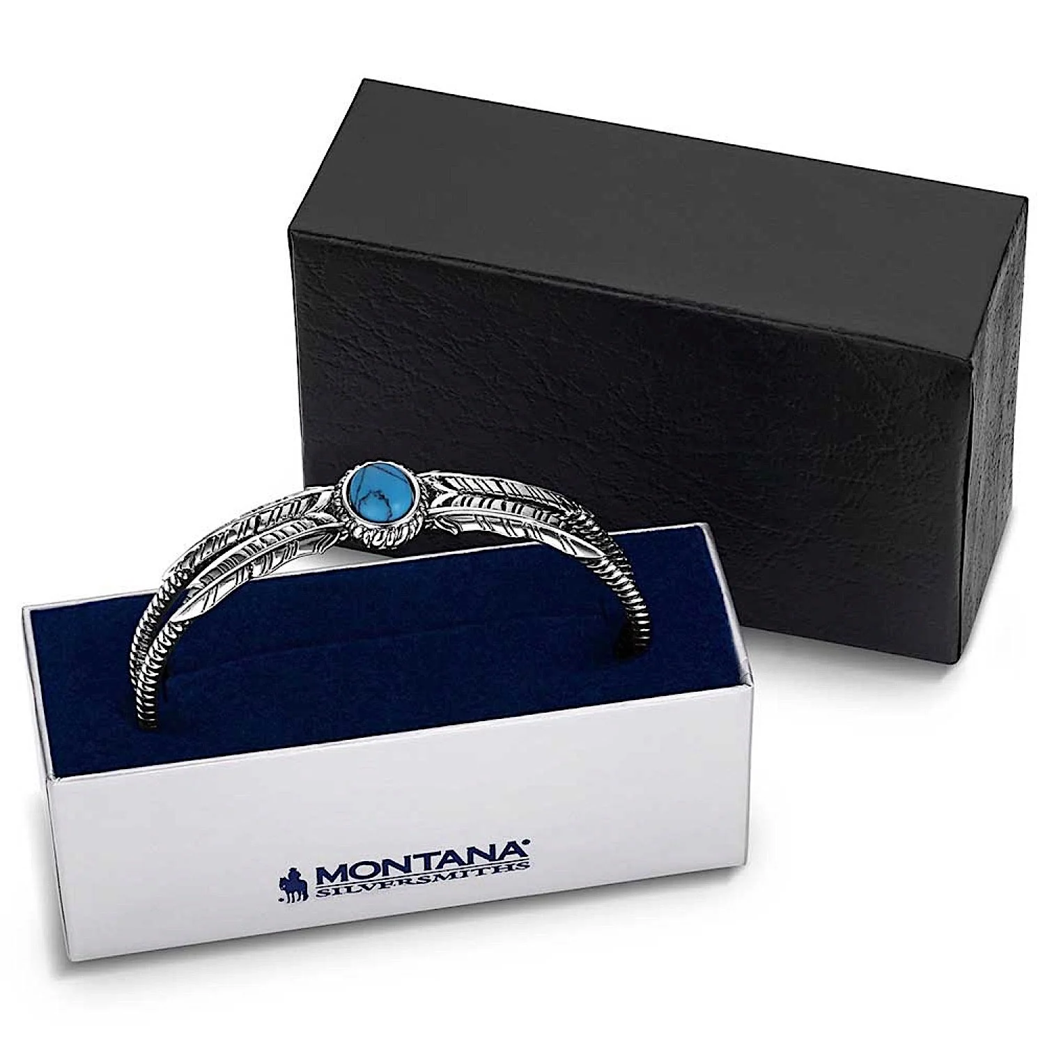 Montana Silversmiths Windswept Legacy Turquoise Bracelet - Image 4