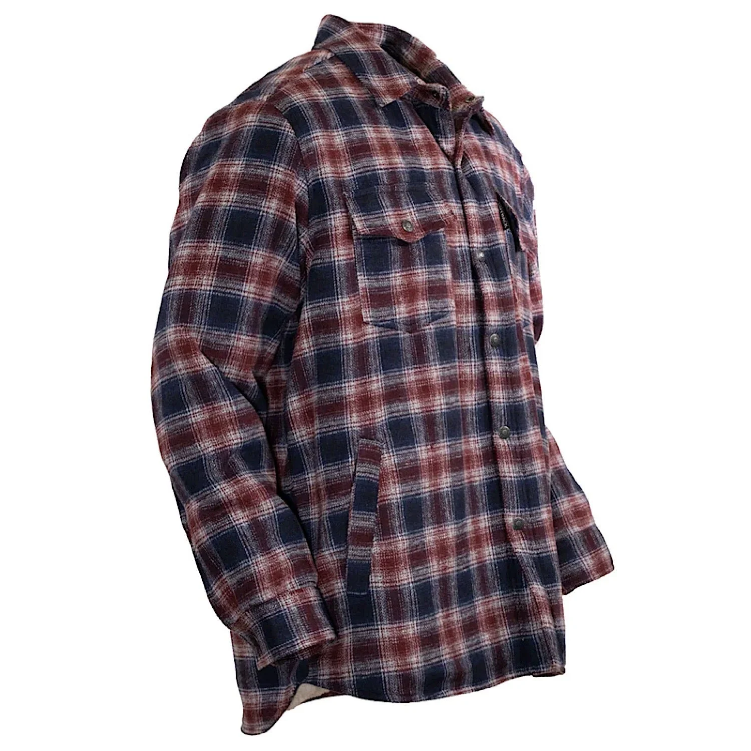 Outback Trading Mens Arden Jacket - Maroon - Image 3